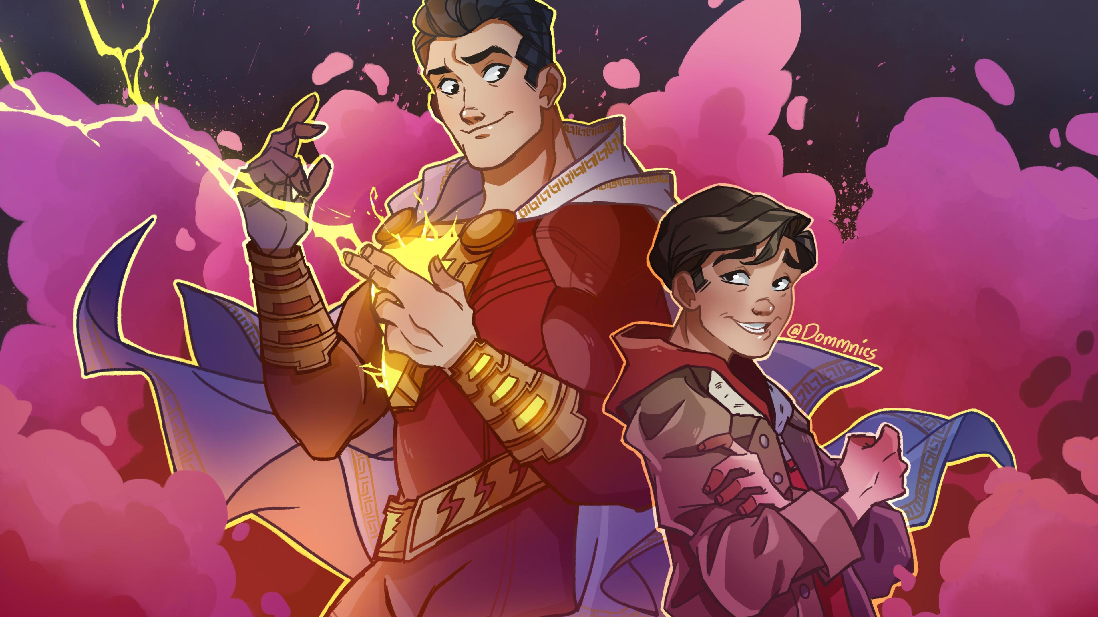 Shazam personaggio DC Comics, 1920x1080 Full HD 1080p, PC Desktop