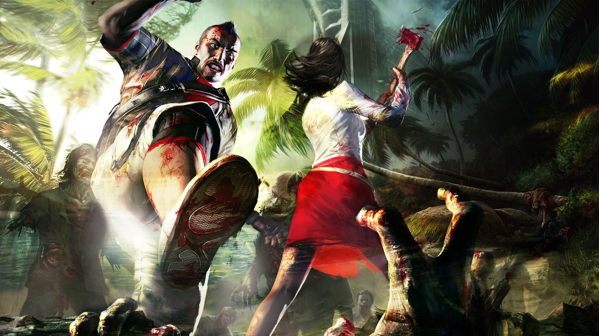 Dead Island Riptide zombie combattimento, 1920x1080 Full HD 1080p, PC