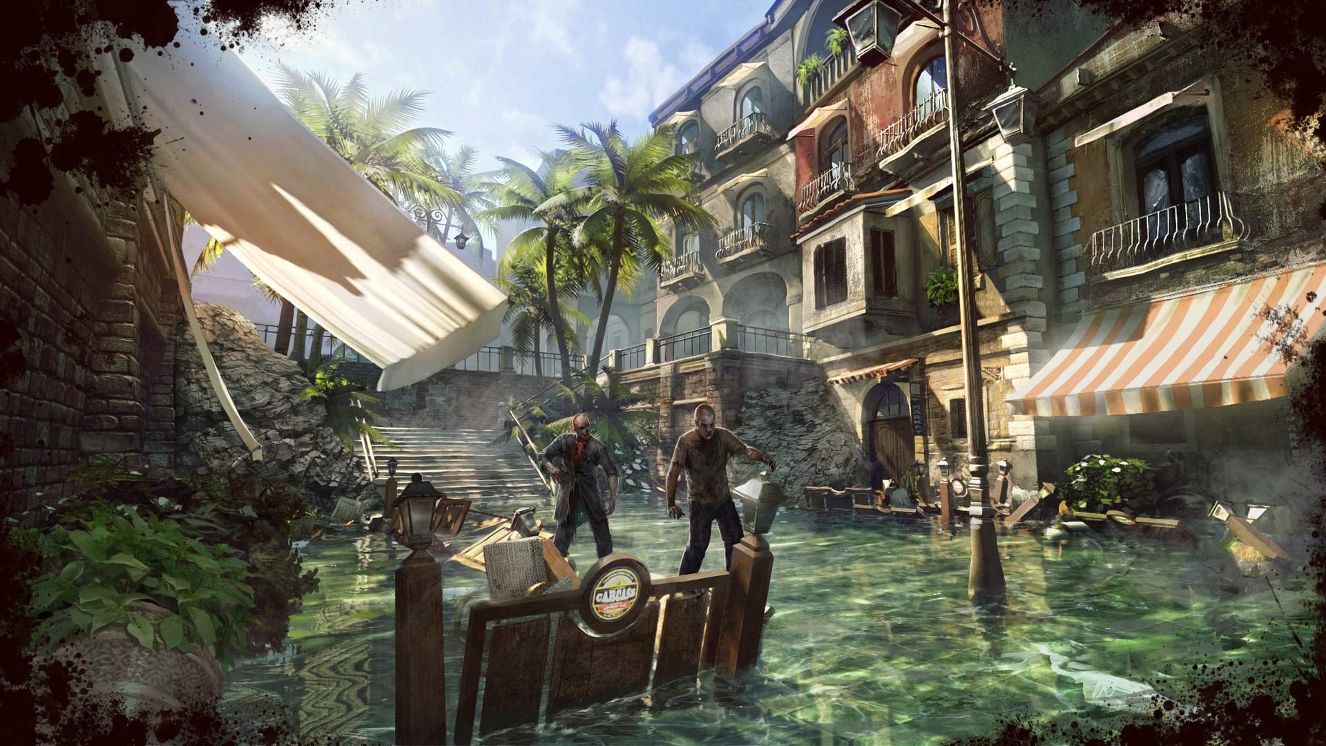 Dead Island Riptide città allagata, zombie, 1920x1080 1080p, Desktop