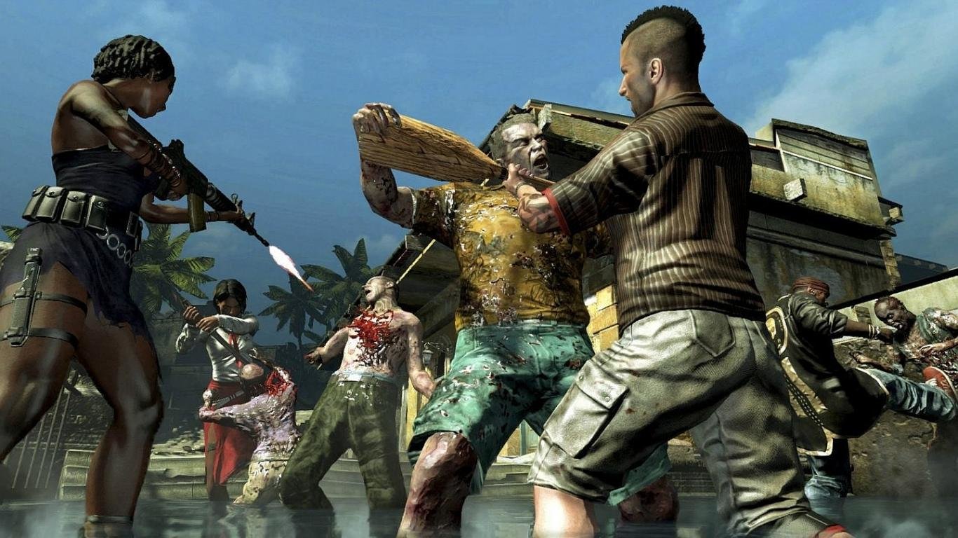 Dead Island Riptide zombie combattimento, 1366x768 HD, Desktop