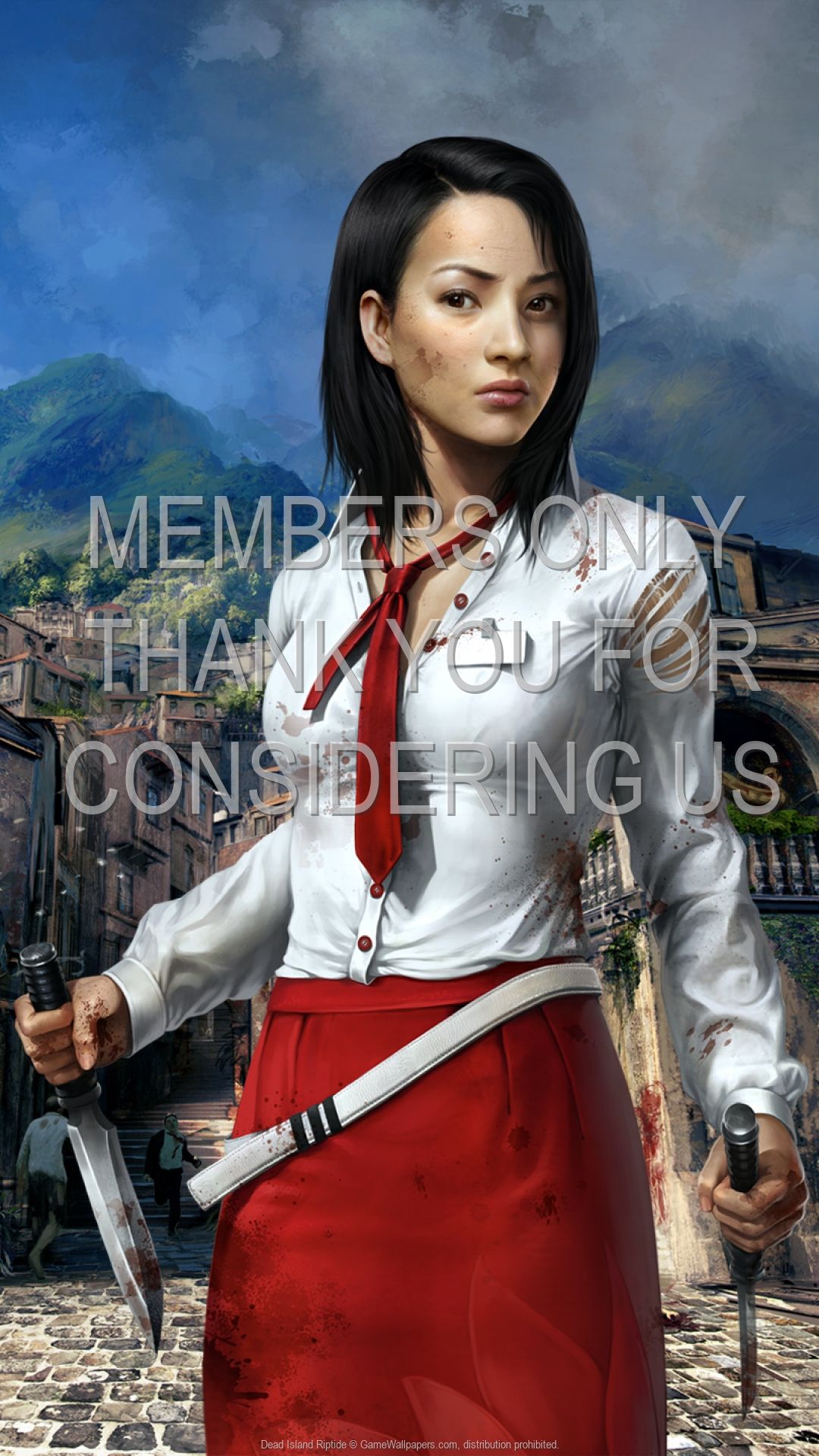 Dead Island Riptide personaggio femminile, 1080x1920 Full HD Verticale, Smartphone