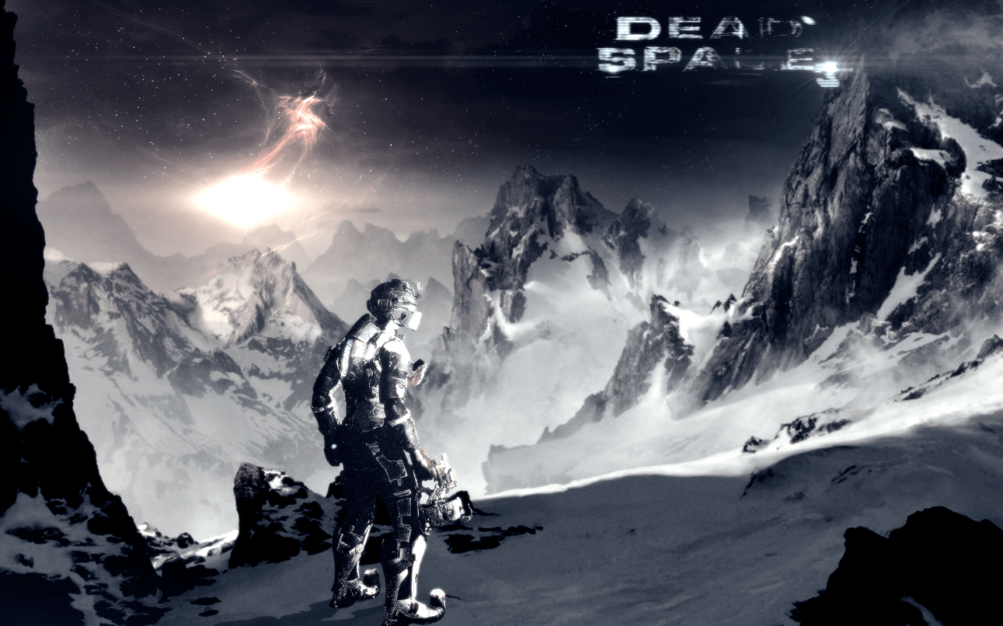 Dead Space 3 personaggio neve, 1440x900 HD, Desktop