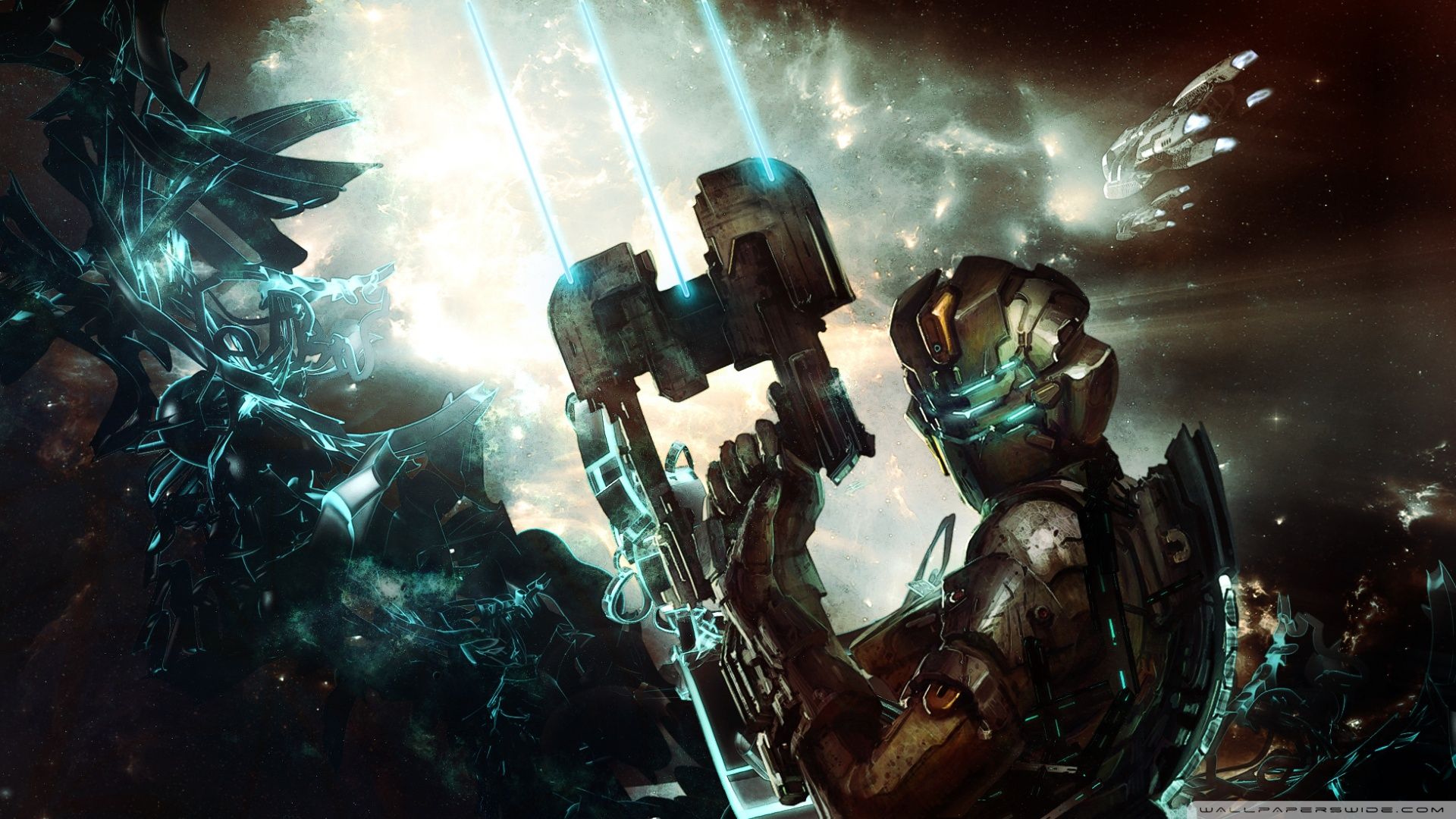 Dead Space 3 personaggio con arma, 1920x1080 1080p, PC