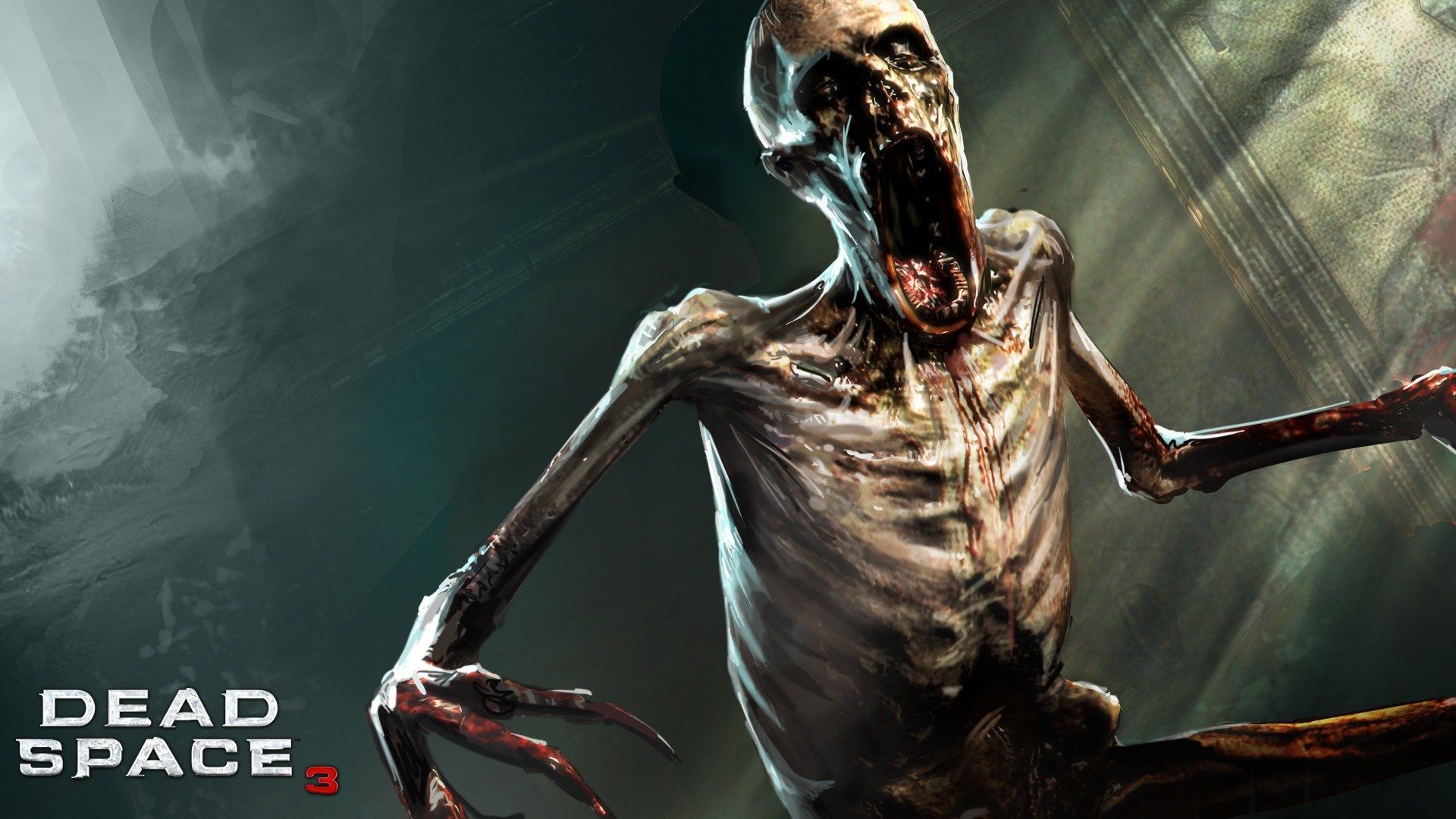 Necromorfo Dead Space 3, 1920x1080 1080p, Laptop