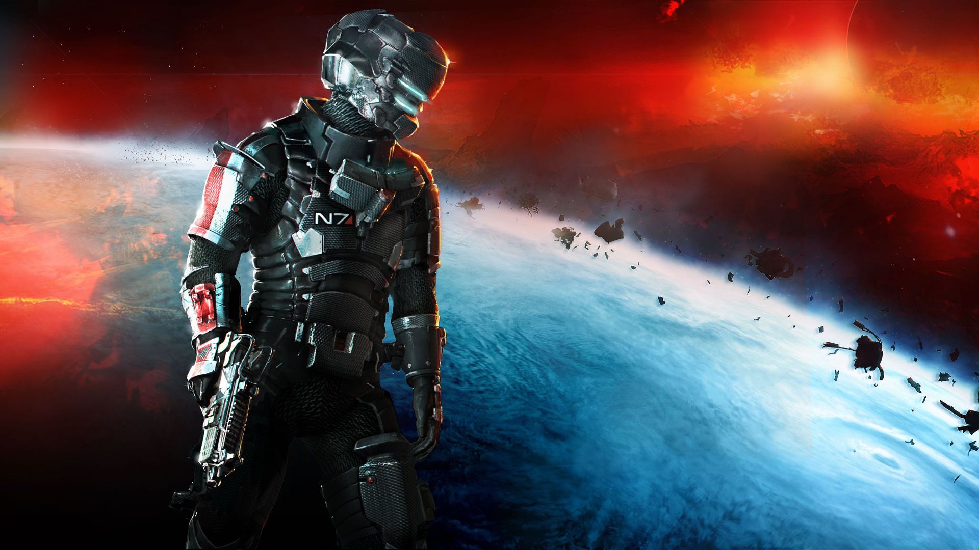 Isaac Clarke Dead Space spazio, 1920x1080 Full HD, Laptop