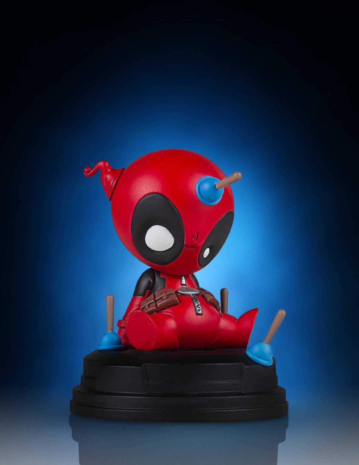 Deadpool statuetta chibi seduto, 1366x1768 Verticale, Android
