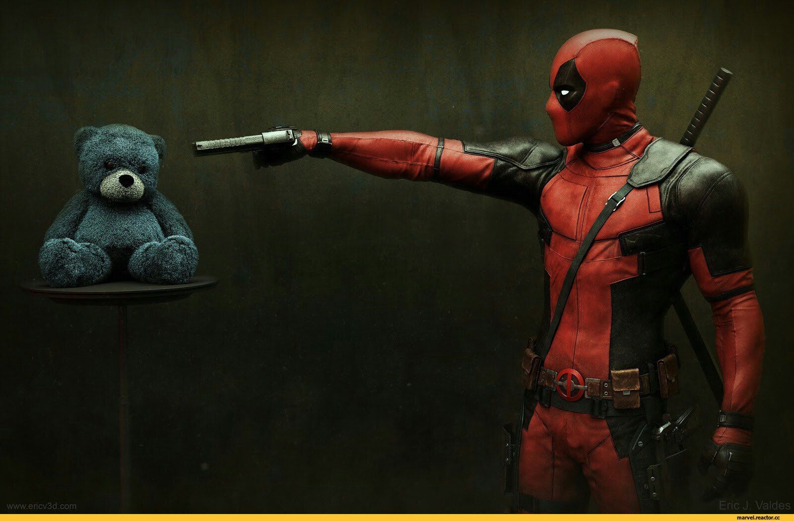 Deadpool con spade e pistole, 2560x1600 2K+, Desktop