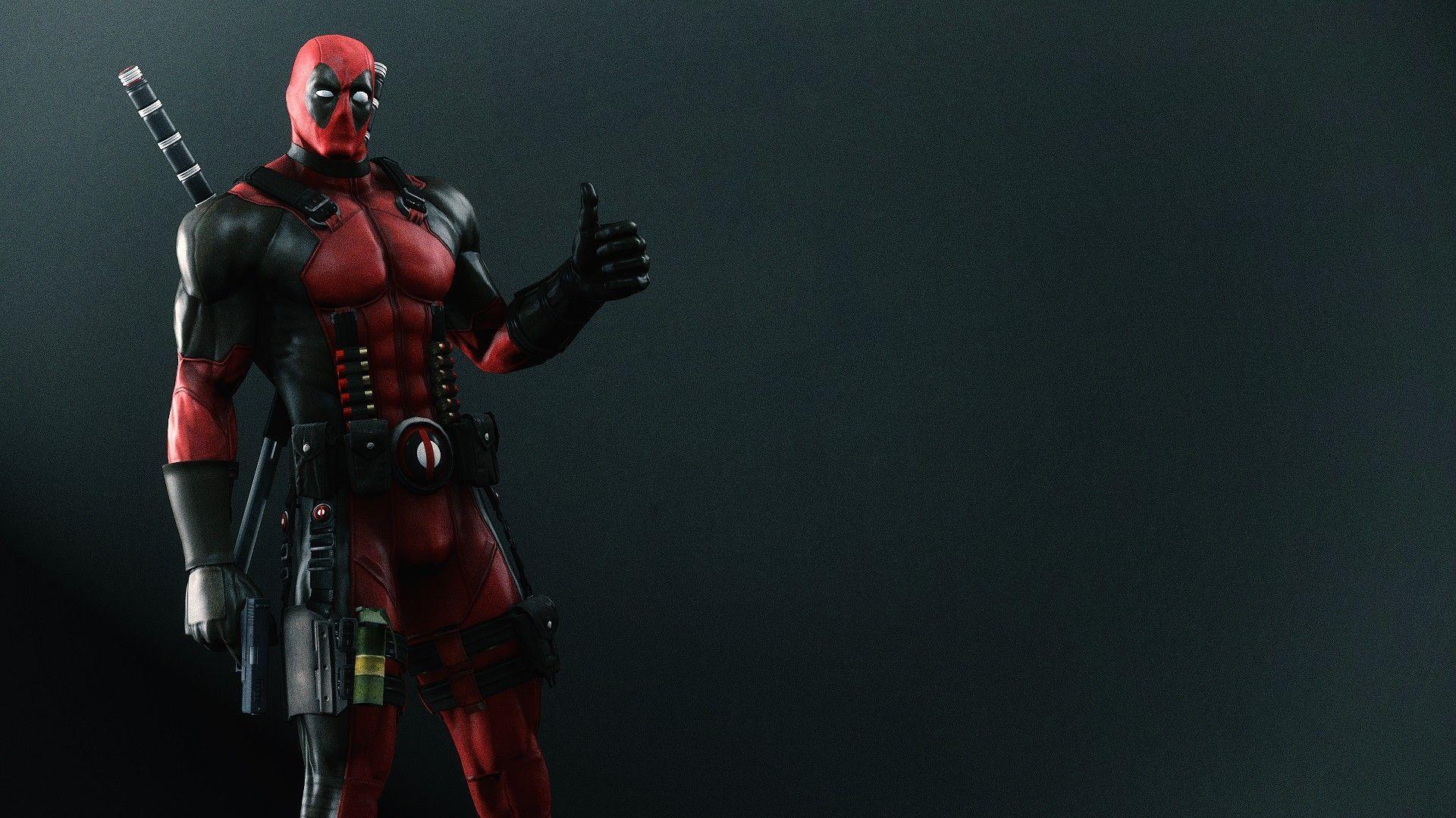 Deadpool figura pollice in su, 1920x1080 Full HD, Desktop