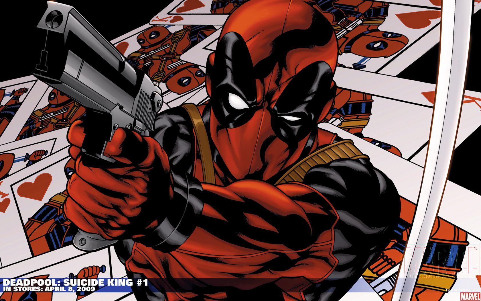 Deadpool con pistola e orsacchiotto, 1600x1050 900p, Laptop
