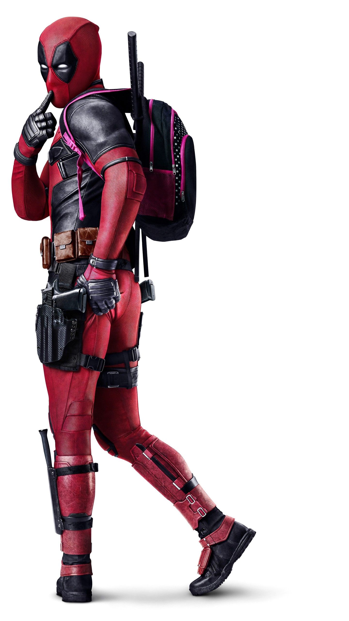Deadpool in piedi, 1440x2560 Verticale, Samsung Galaxy