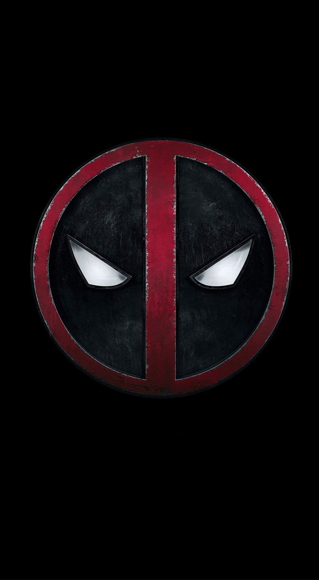 Logo Deadpool nero rosso, 1013x1842 Full HD Verticale, Realme