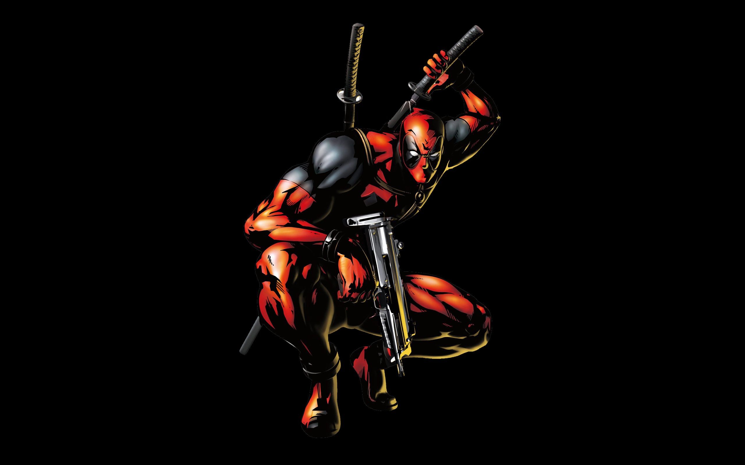 Deadpool Marvel Comics artwork, supereroi, 2560x1600 WQXGA, Desktop