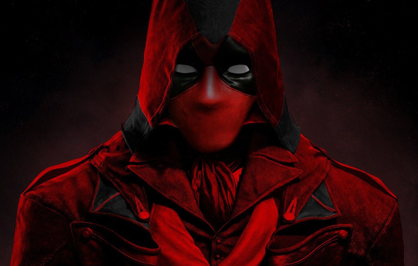 Deadpool con cappuccio rosso, 1332x850 HD, Desktop