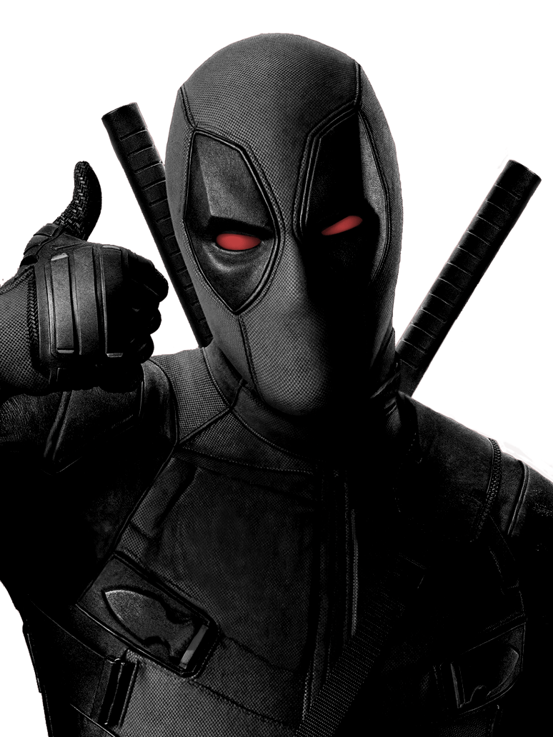 Deadpool su sfondo nero, 1920x1080 Full HD, Desktop