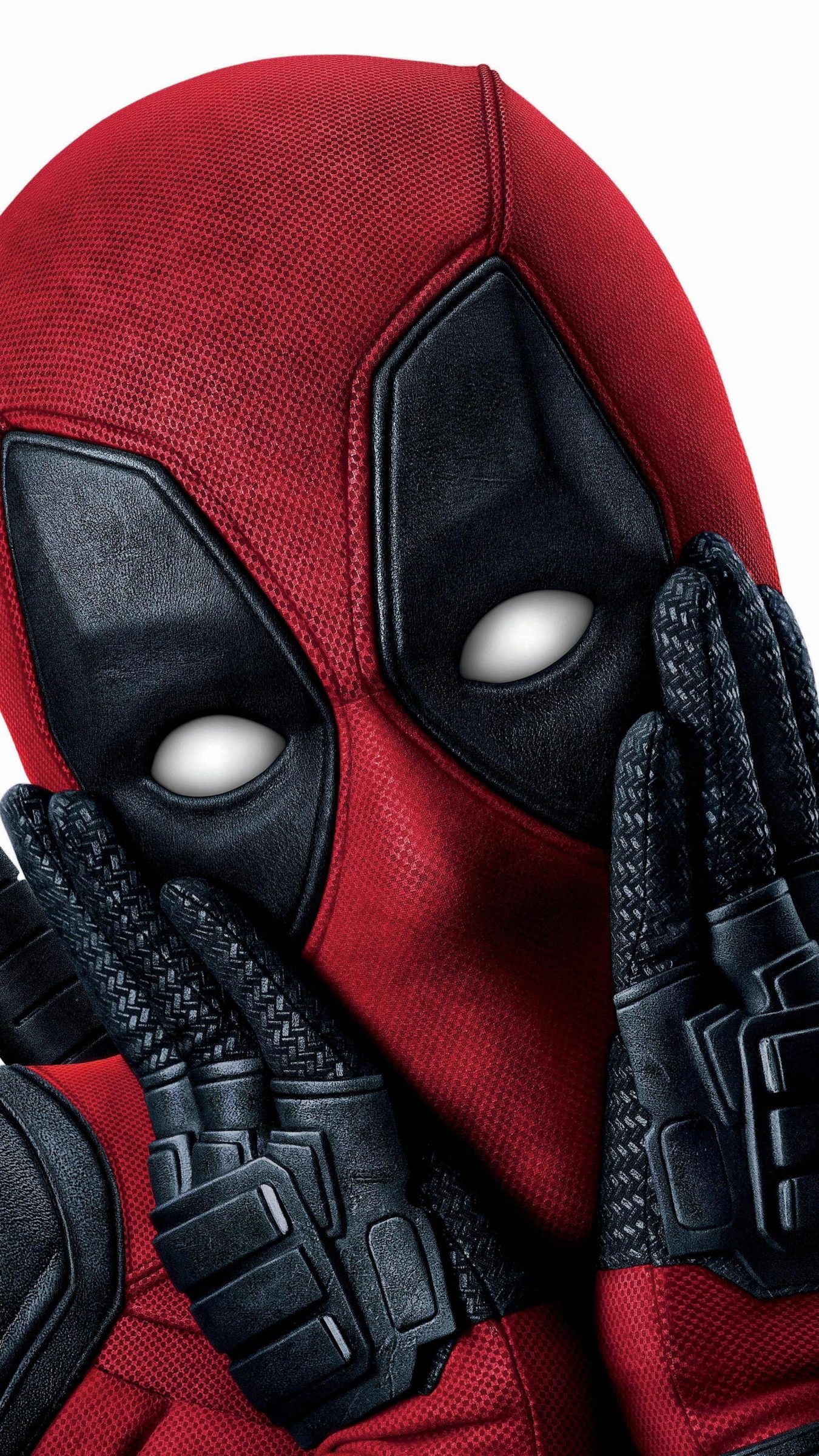 Deadpool maschera rossa mani, 1350x2400 Verticale, iPhone Pro