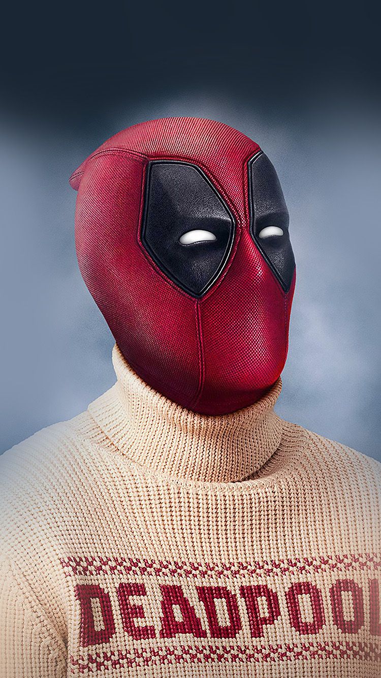 Deadpool maschera maglione beige, 750x1334 Full HD Verticale, iPhone Air