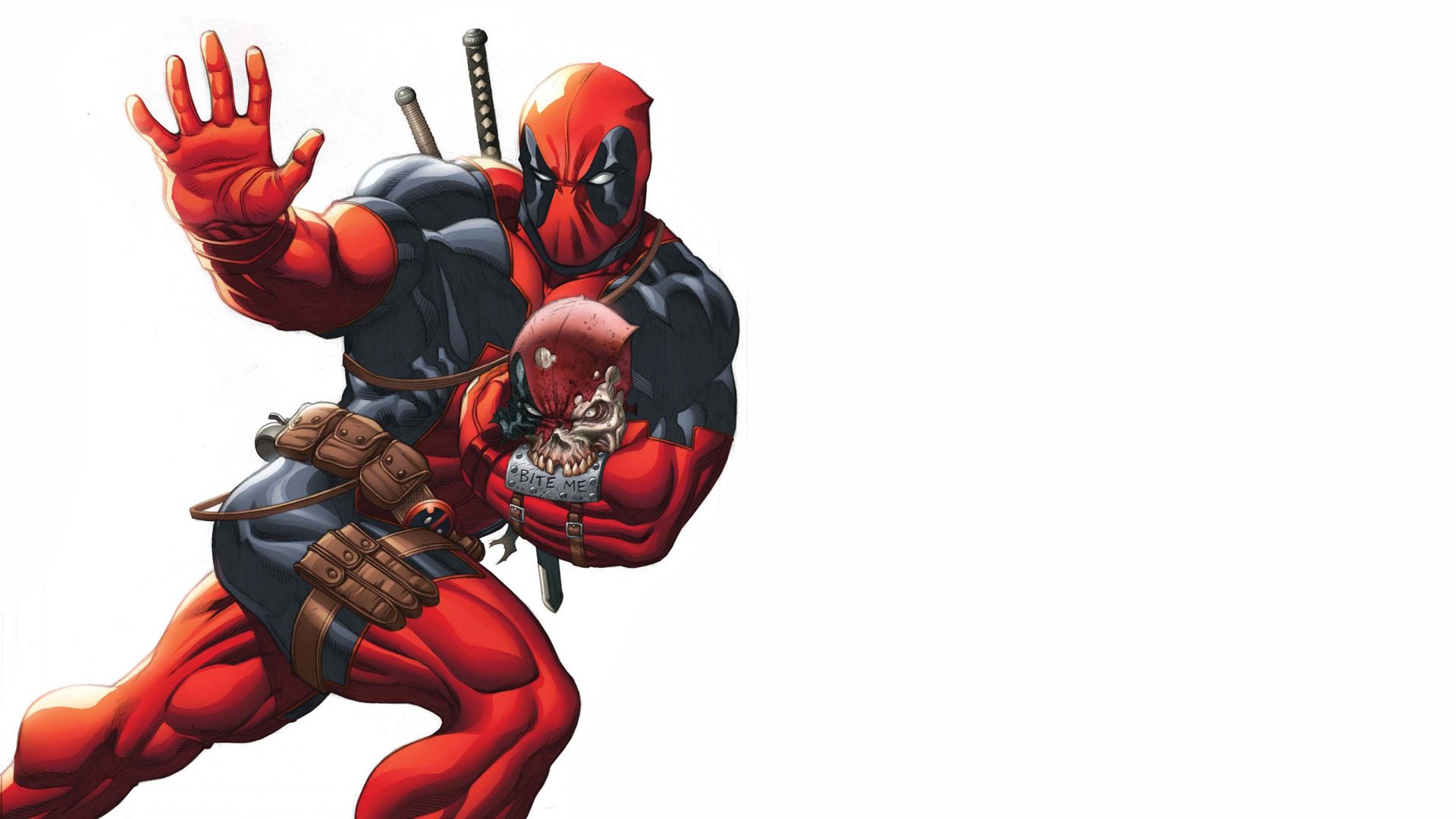 Deadpool con spade in posa, 1920x1080 Full HD 1080p, Monitor Gaming