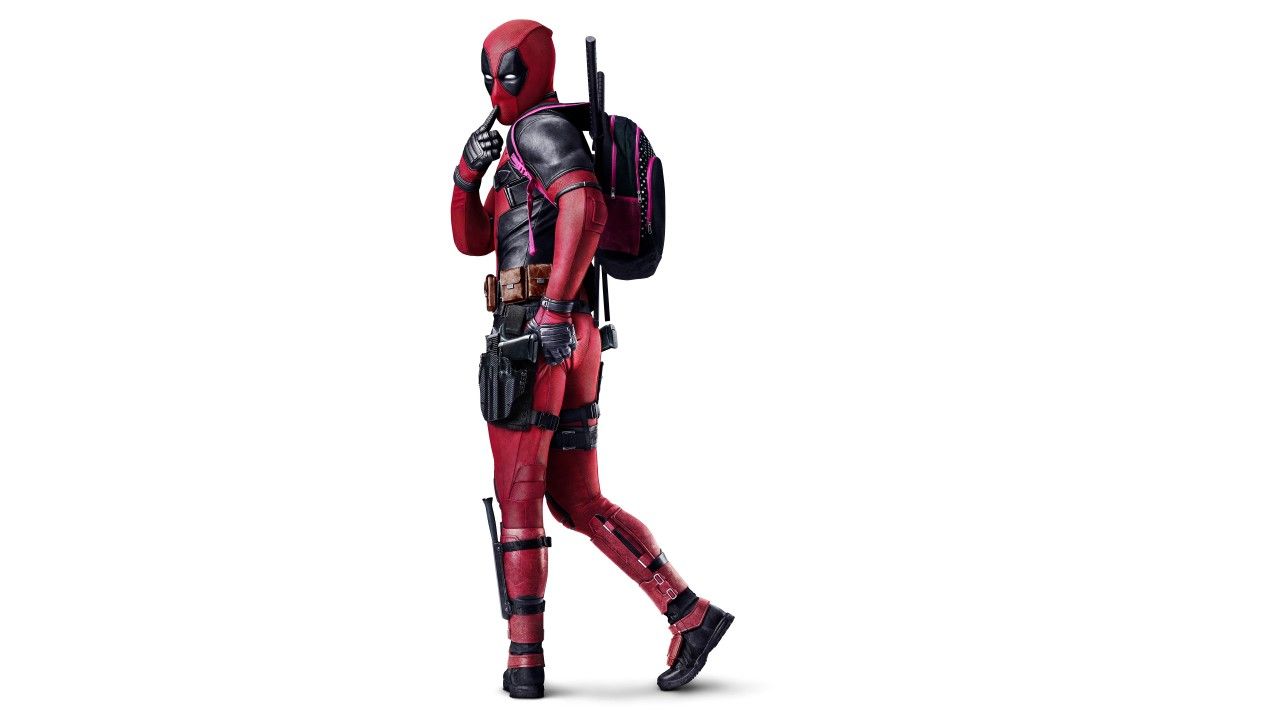 Deadpool con zaino nero, 1920x1080 Full HD 1080p, PC Desktop