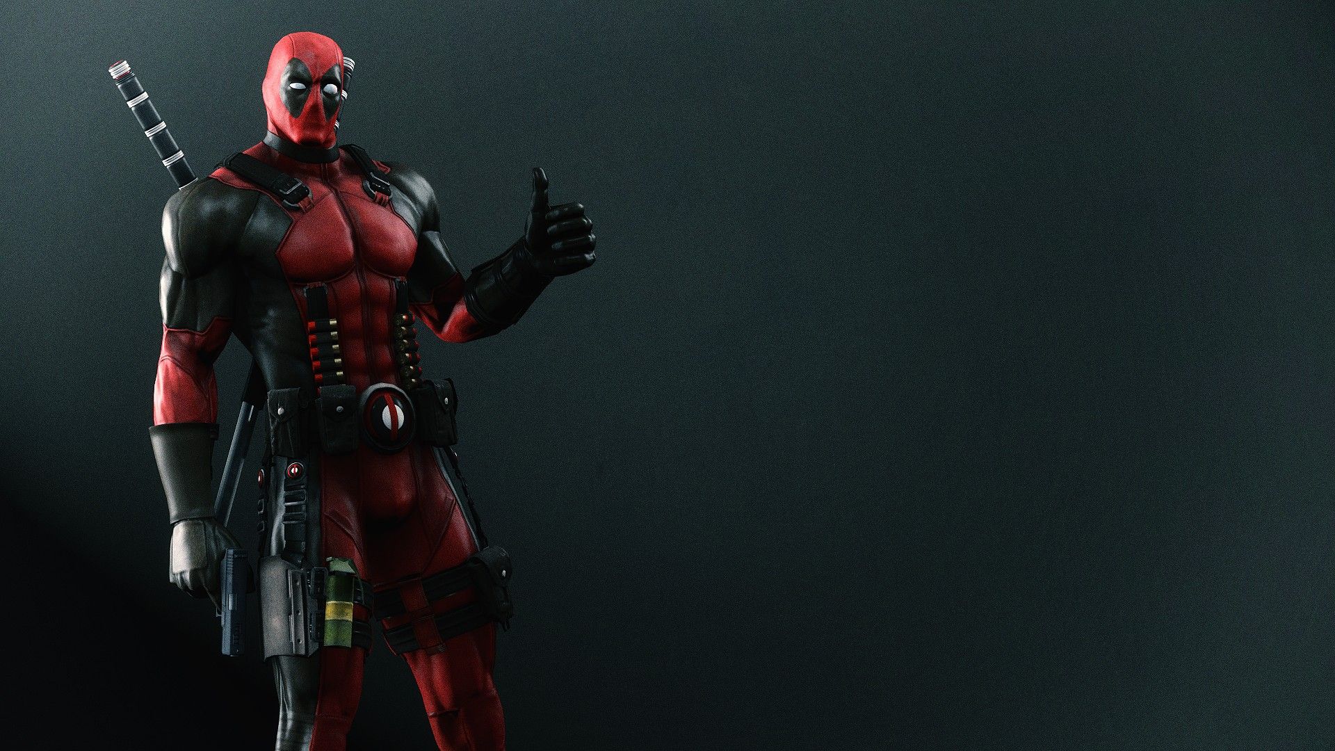 Deadpool figura pollice in su, 1920x1080 1080p, PC Desktop