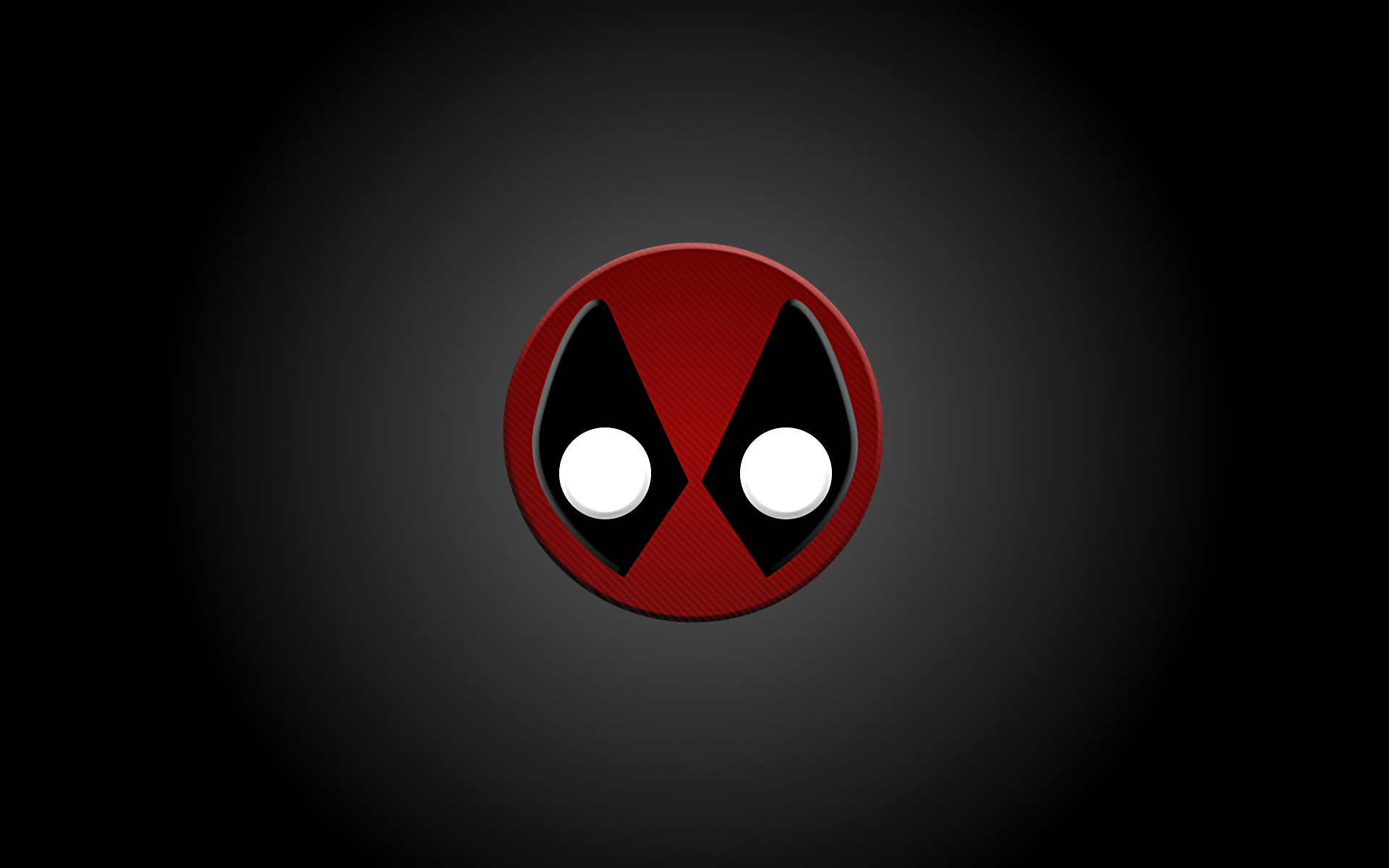 Logo Deadpool rosso nero, 1920x1200 WUXGA, Monitor Gaming