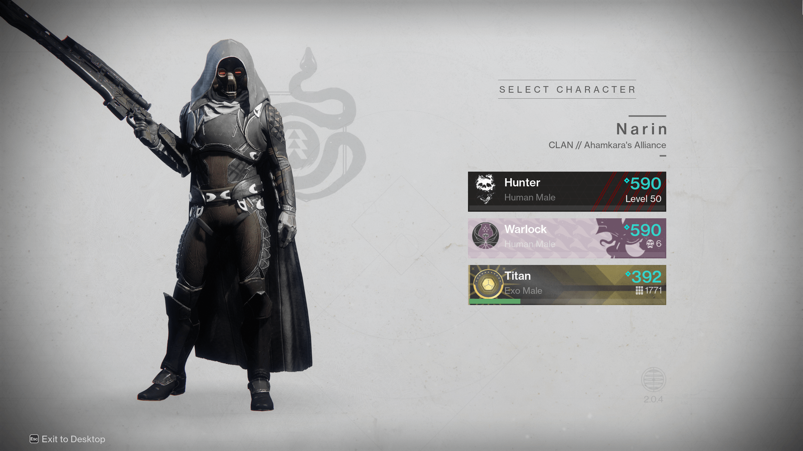 Destiny Hunter armatura nera, 2560x1440 1440p, Monitor Gaming
