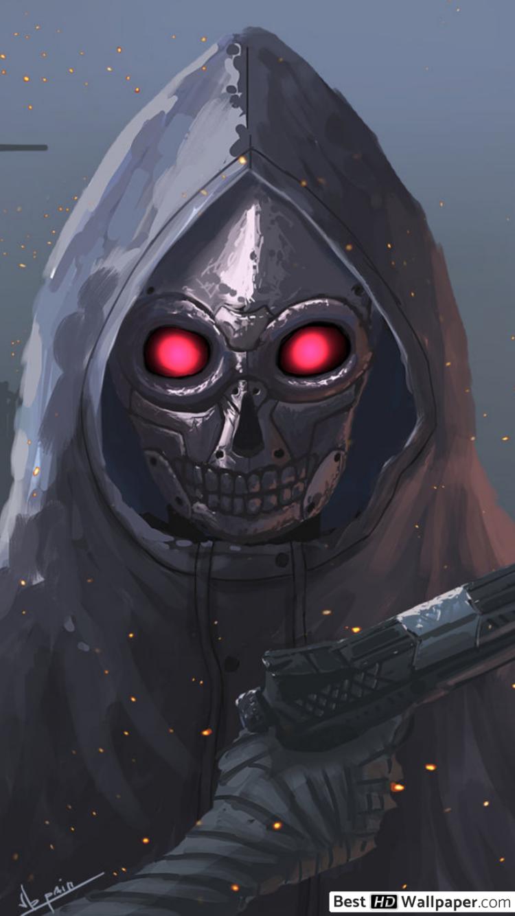 Death Gun, Sword Art Online, anime, 750x1334 Verticale, Mobile