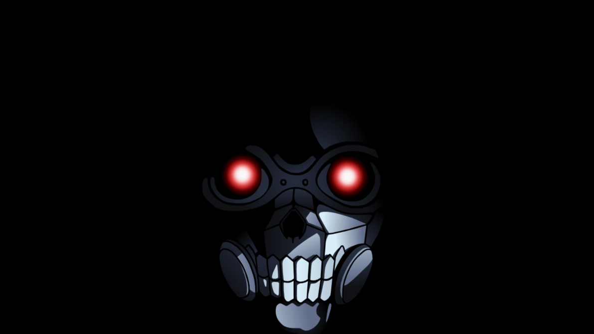 Death Gun maschera teschio, 1191x670 HD, Laptop