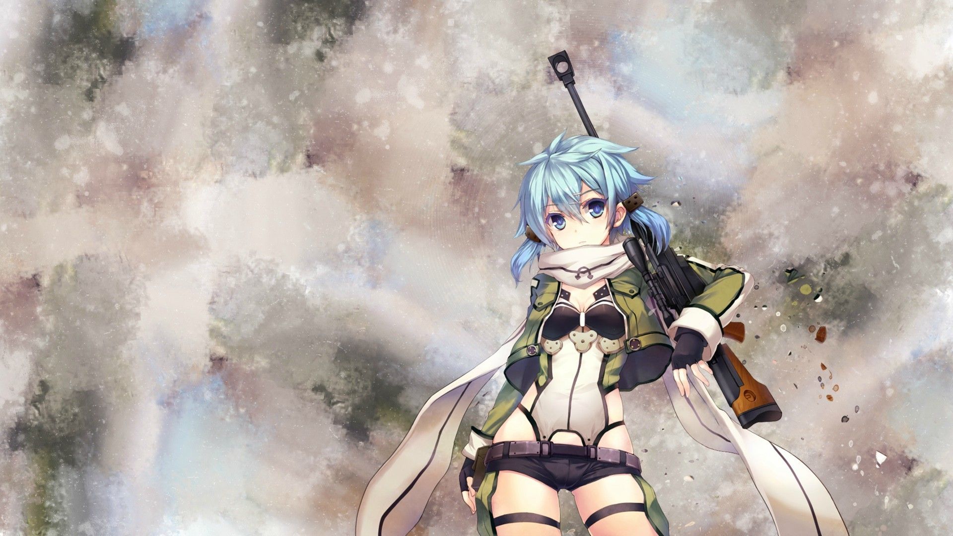 Sinon Sword Art Online cecchino, 1920x1080 1080p, Desktop