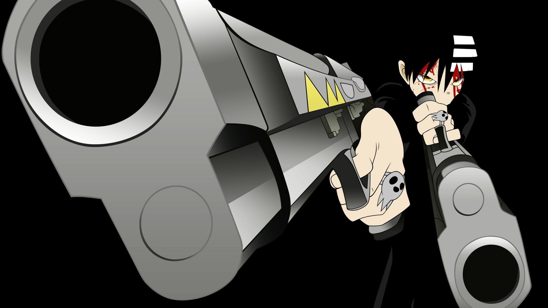 Death The Kid, Soul Eater, pistole, 1920x1080 Full HD 1080p, Desktop