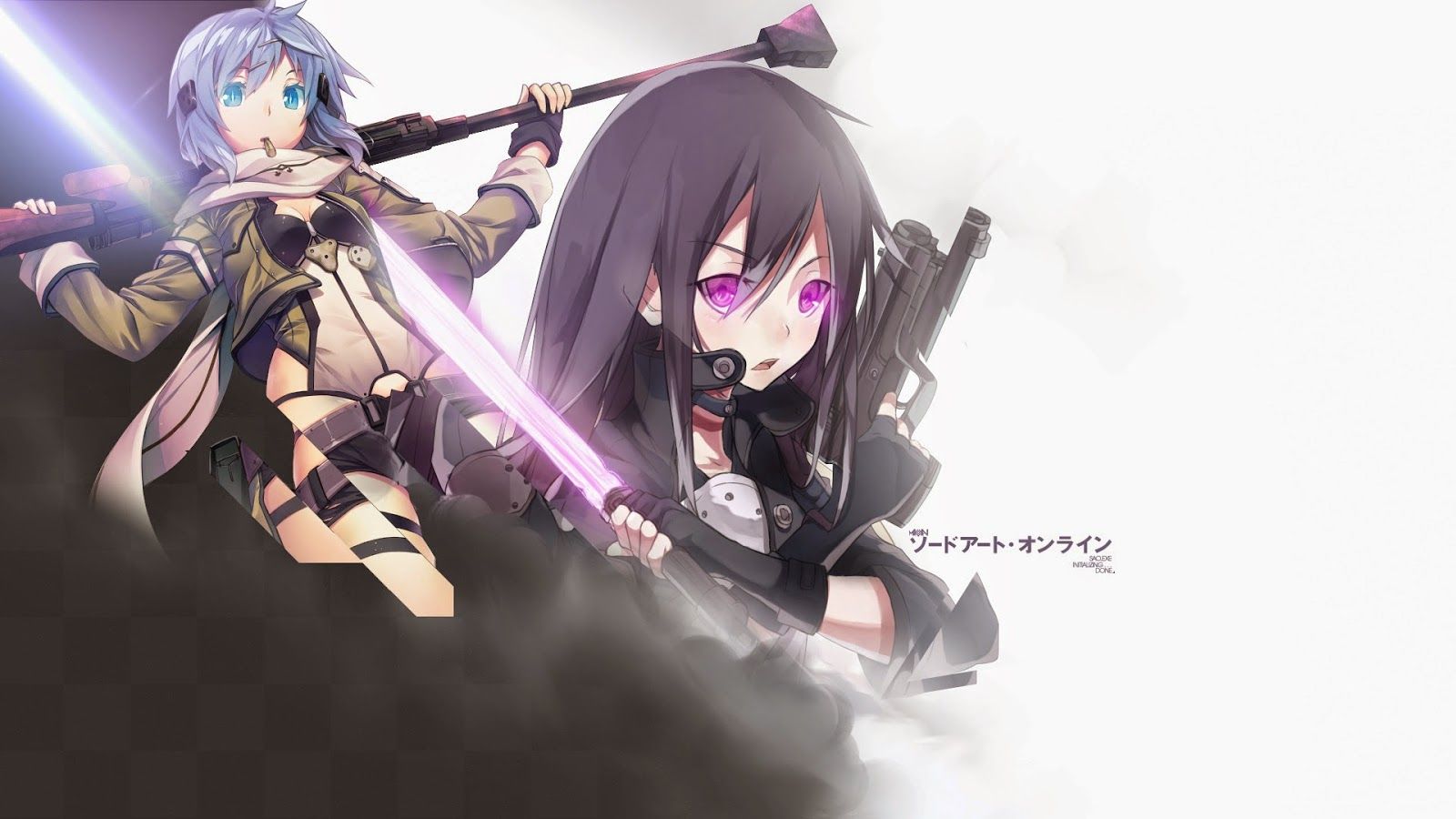 Death Gun, Sword Art Online, 1600x900 HD, PC Desktop