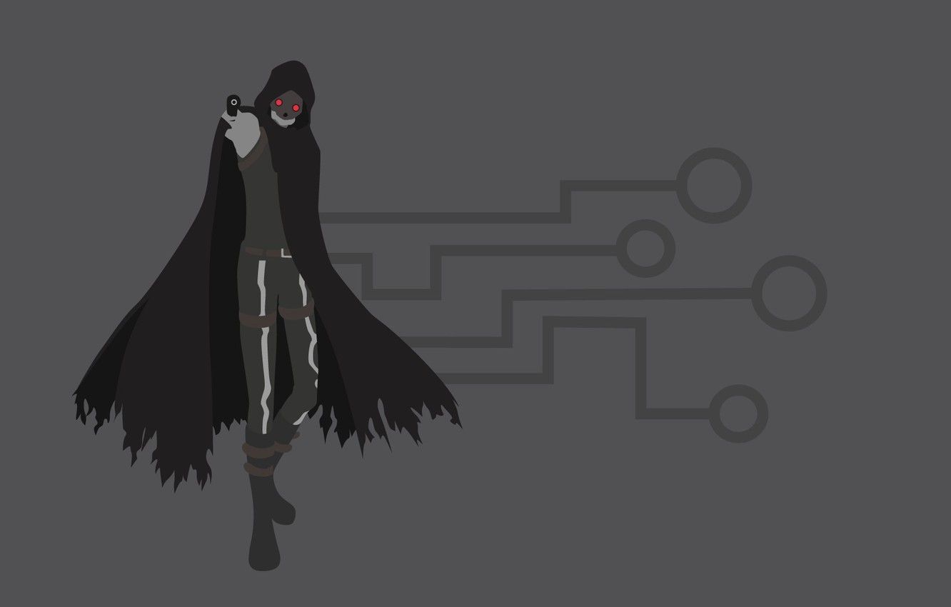 Death Gun personaggio anime, pistola, 1332x850 720p, PC