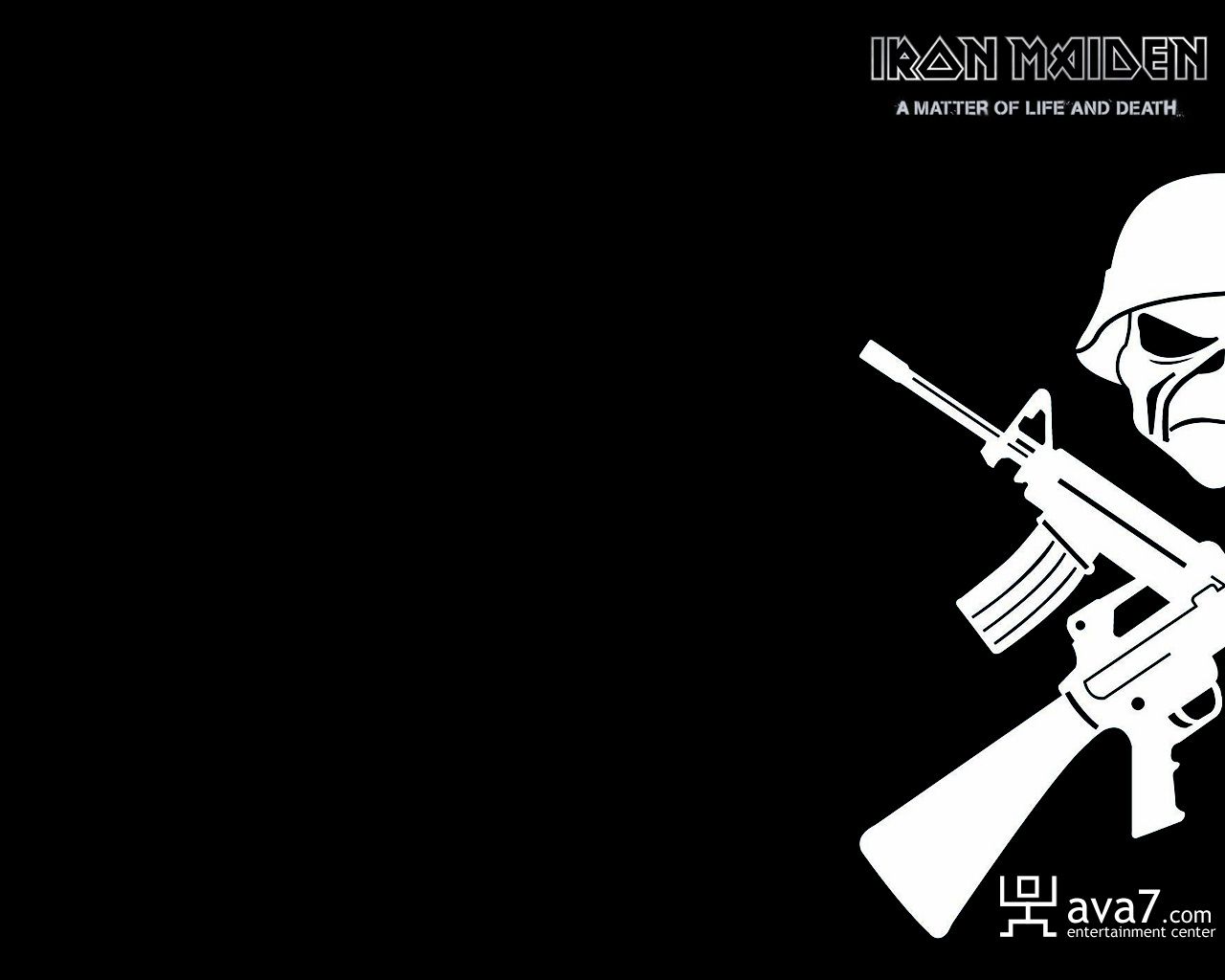 Iron Maiden soldato fucile, 1280x1024 HD, Desktop