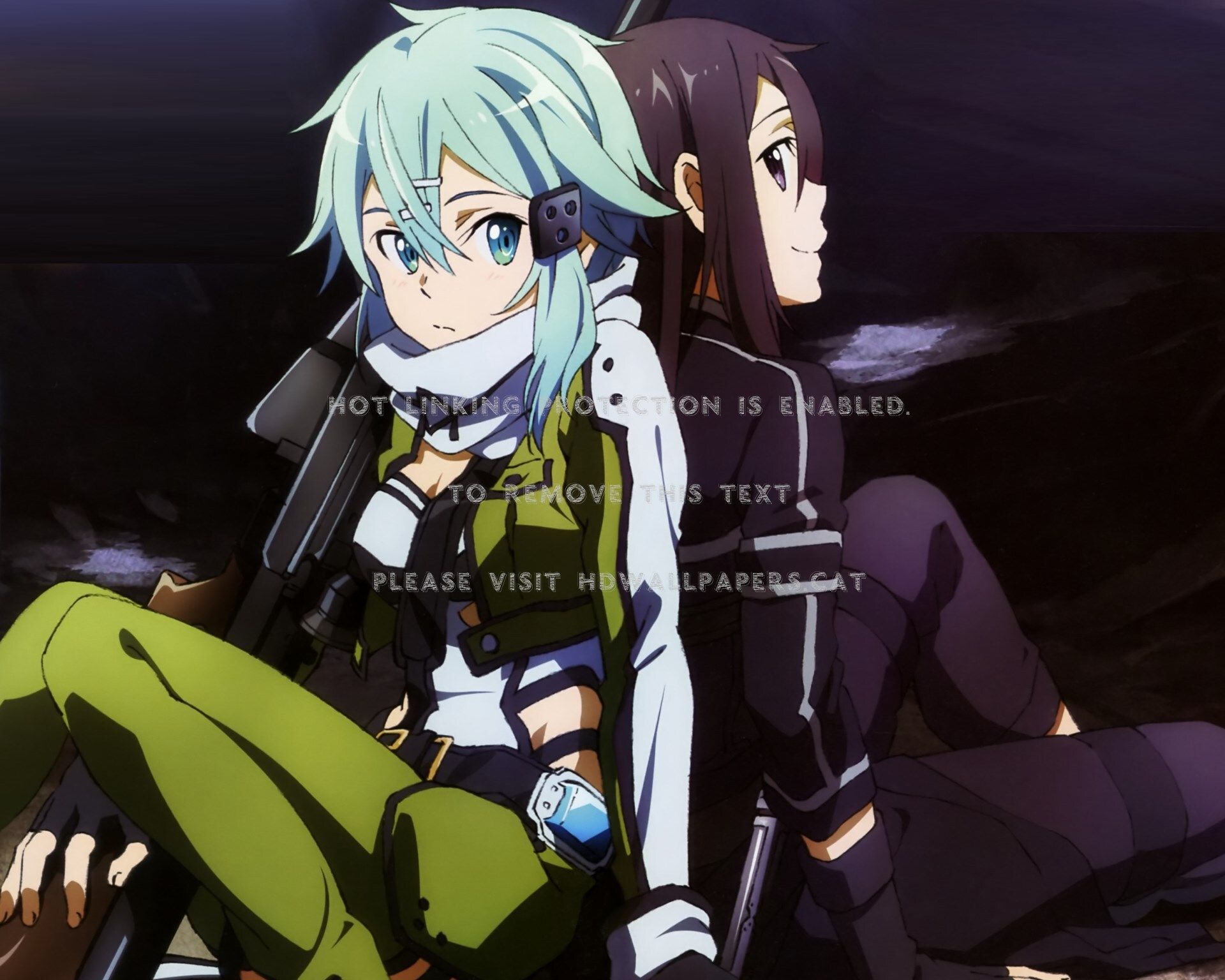 Sinon e Kirito, Sword Art Online, Kazuto Kirigaya, 1920x1536 Full HD+, PC
