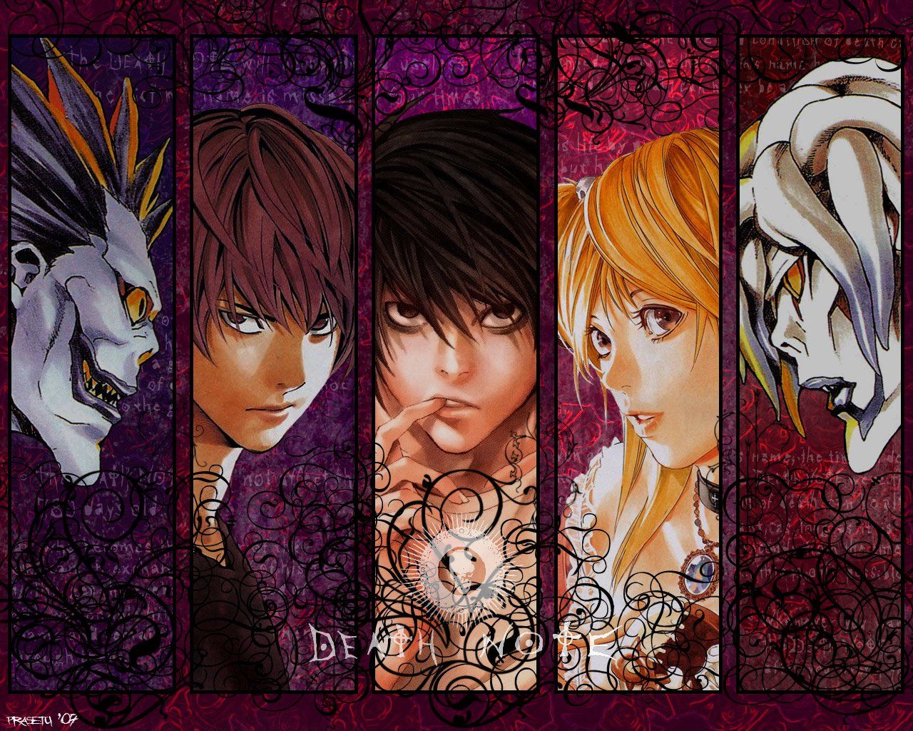Personaggi Death Note pannelli, 1280x1024 720p, MacBook Air