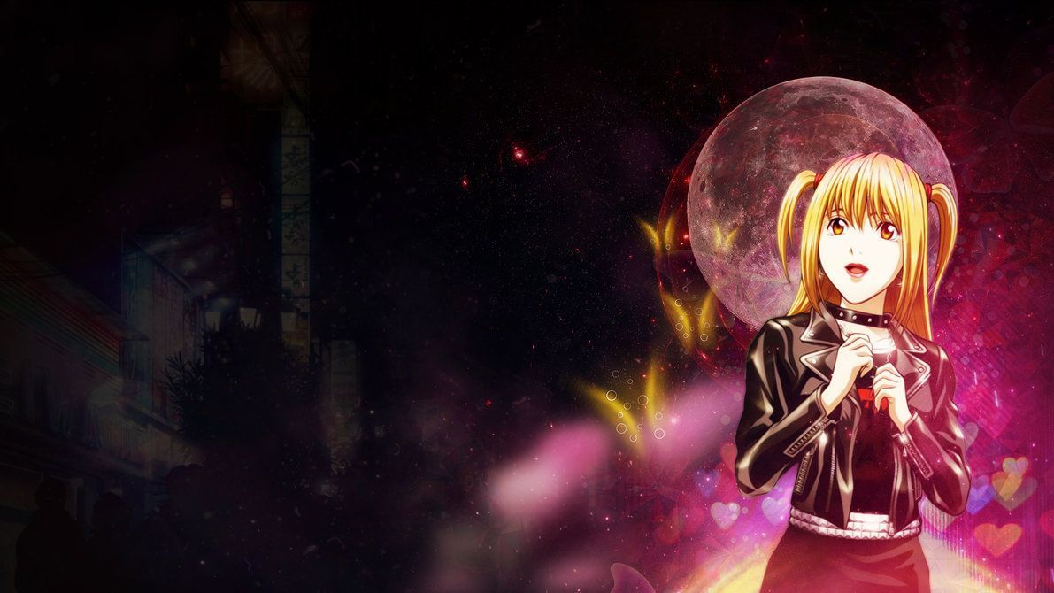 Misa Amane Death Note anime, quaderno della morte, 1191x670 HD, Laptop