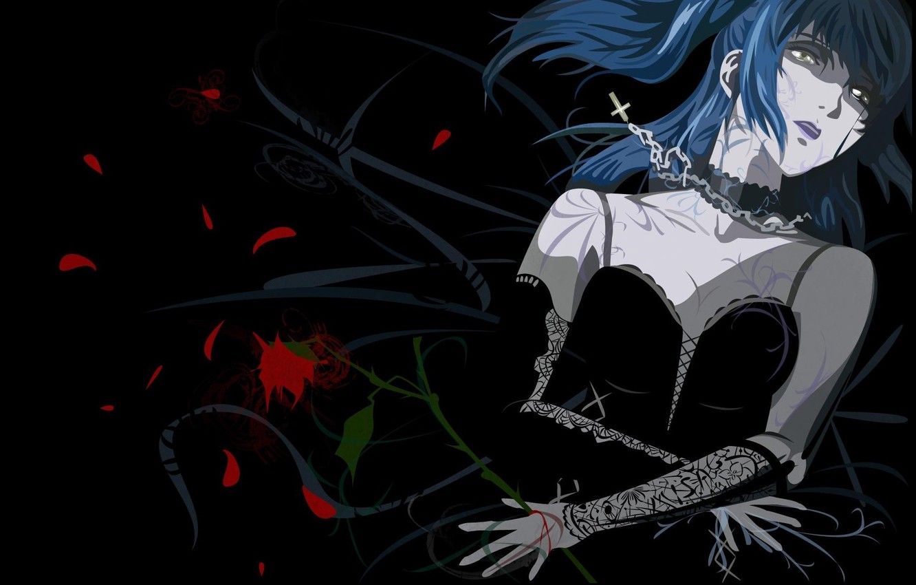 Misa Amane Death Note oscuro, anime, 1332x850 720p, PC