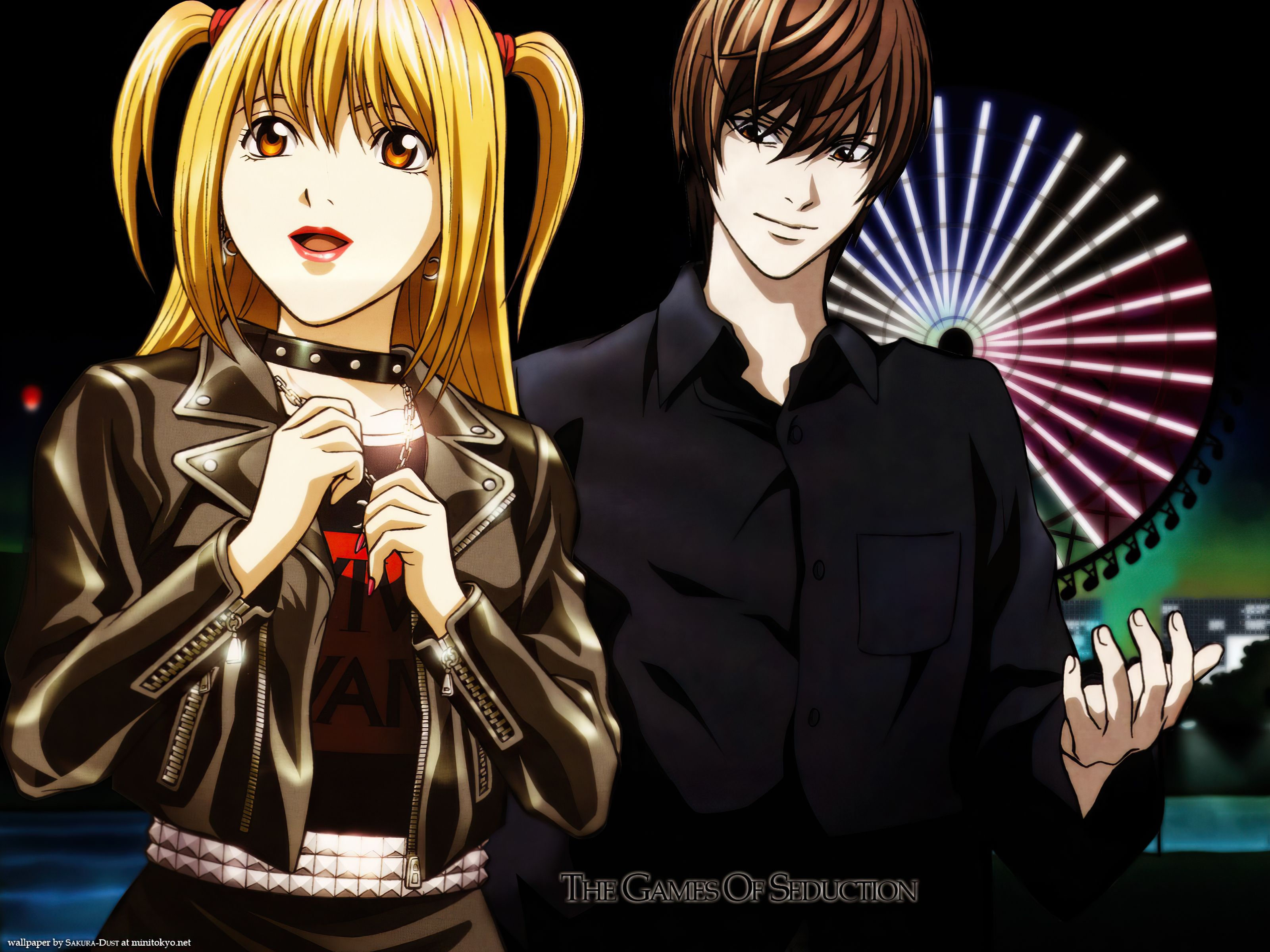 Misa e Light, Death Note, 1600x1200 900p, Desktop