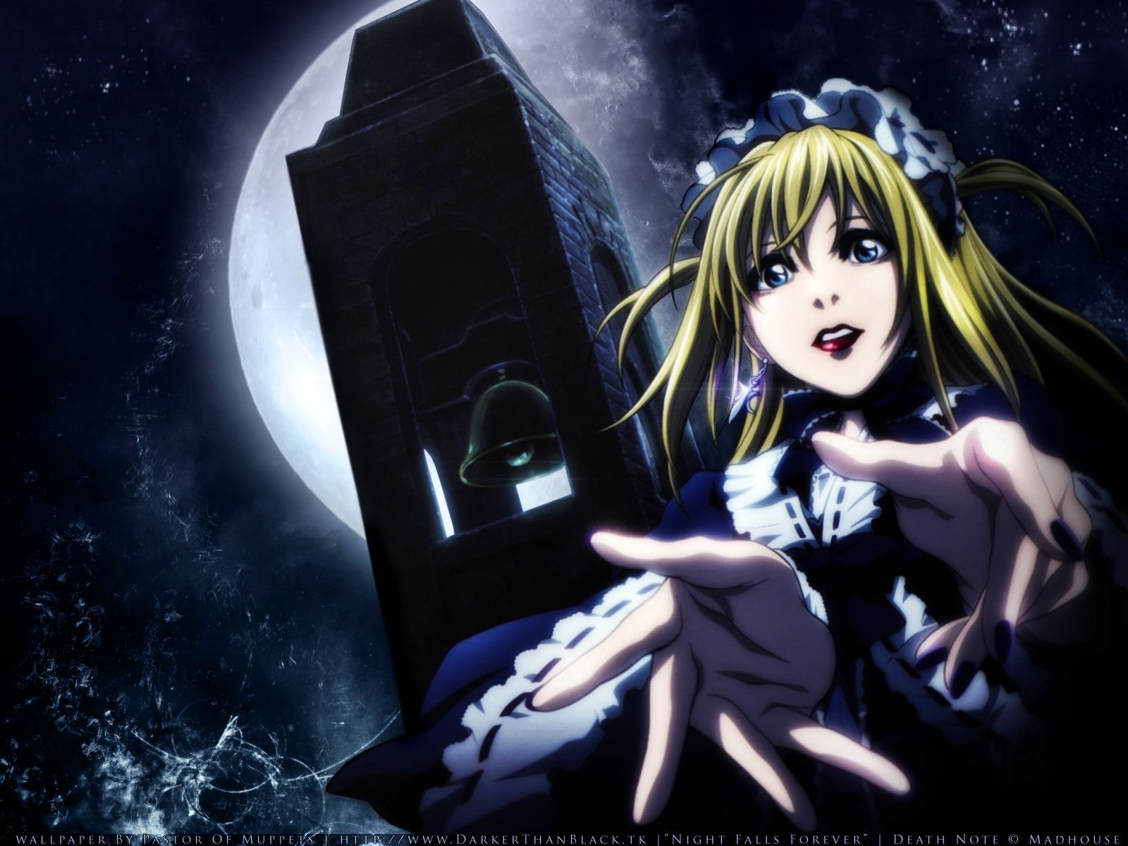 Misa Amane, Death Note, luna piena, 1600x1200 HD Ready, PC