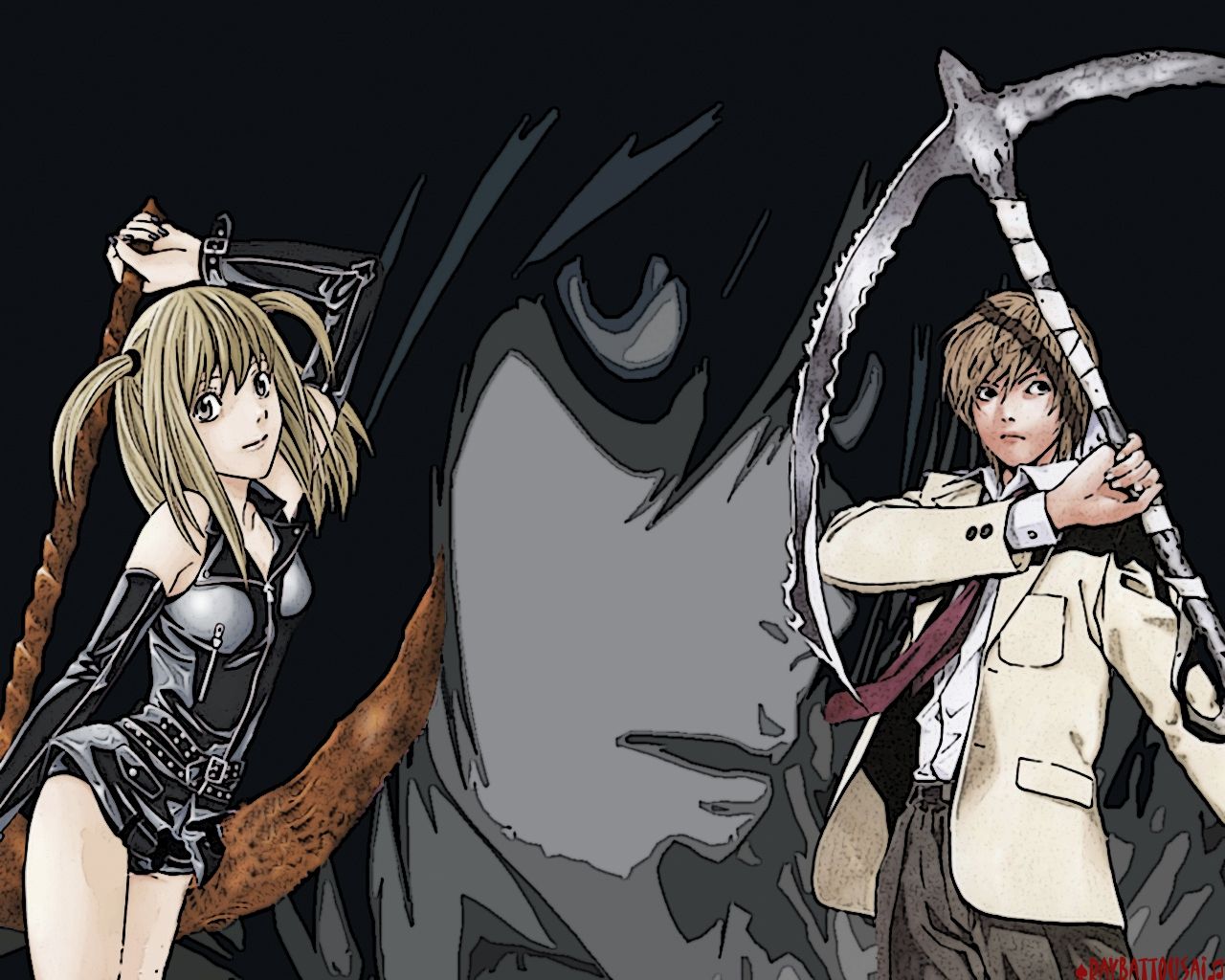 Misa Amane e Light Yagami, 1280x1024 720p, MacBook Air