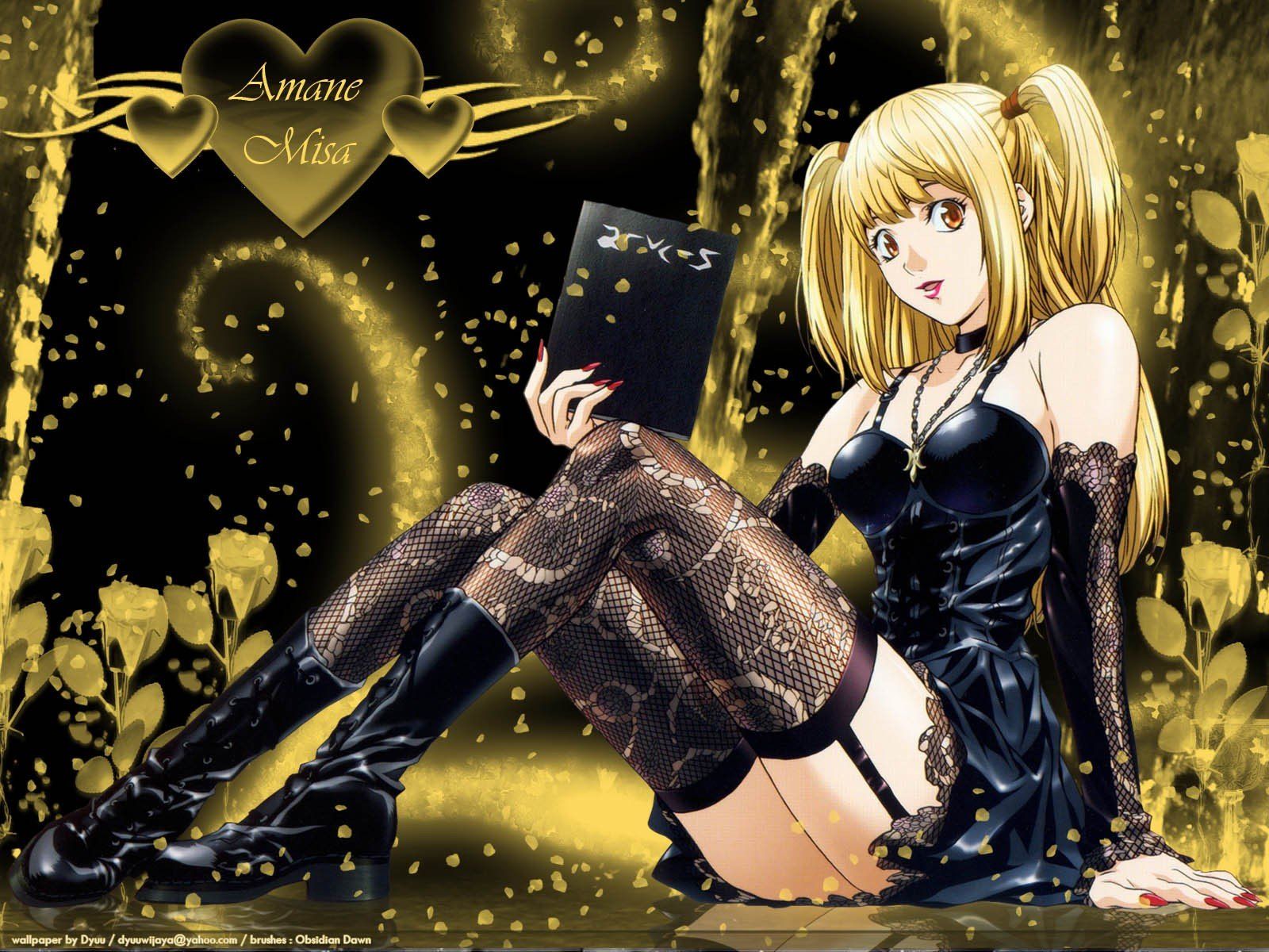 Misa Amane, Death Note, 1600x1200 HD Ready, Desktop
