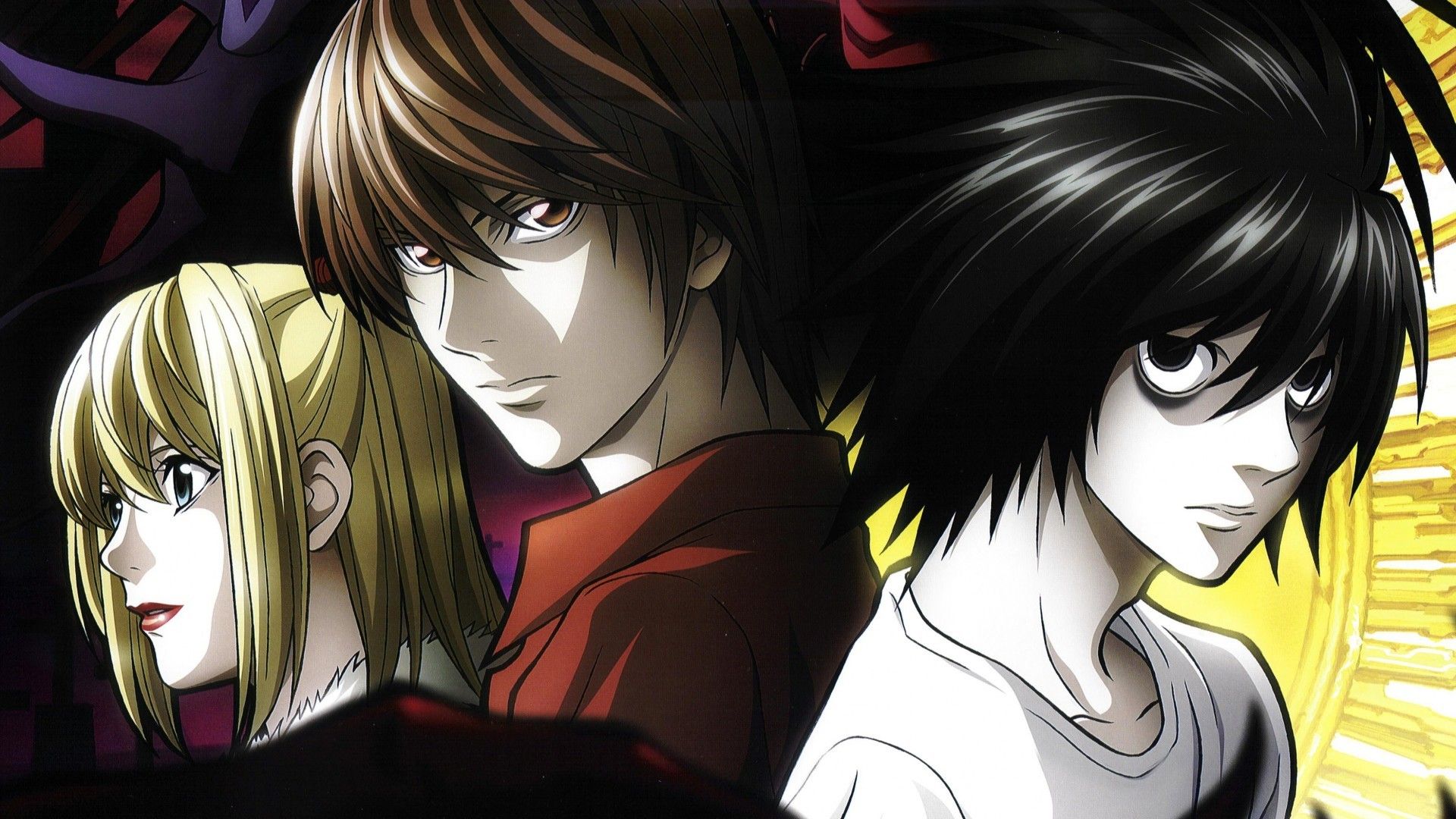 Misa, Light e L Death Note, 1920x1080 Full HD, Laptop