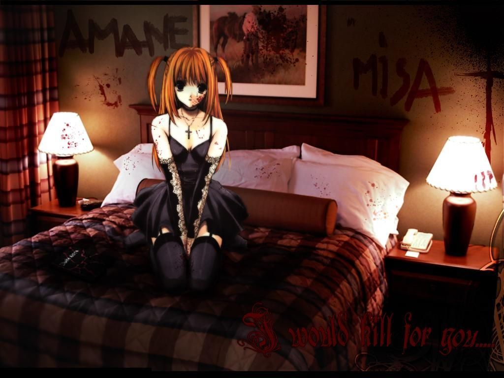 Misa Amane, Death Note, 1024x768 HD, Desktop