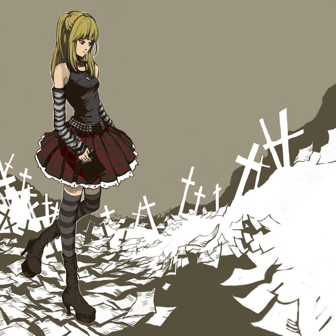 Amane Misa, Death Note, 1298x1295 HD, Desktop
