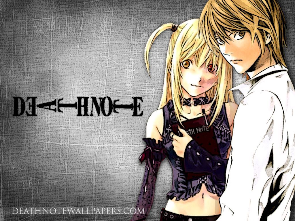 Misa e Light, Death Note, 1024x768 HD, Laptop