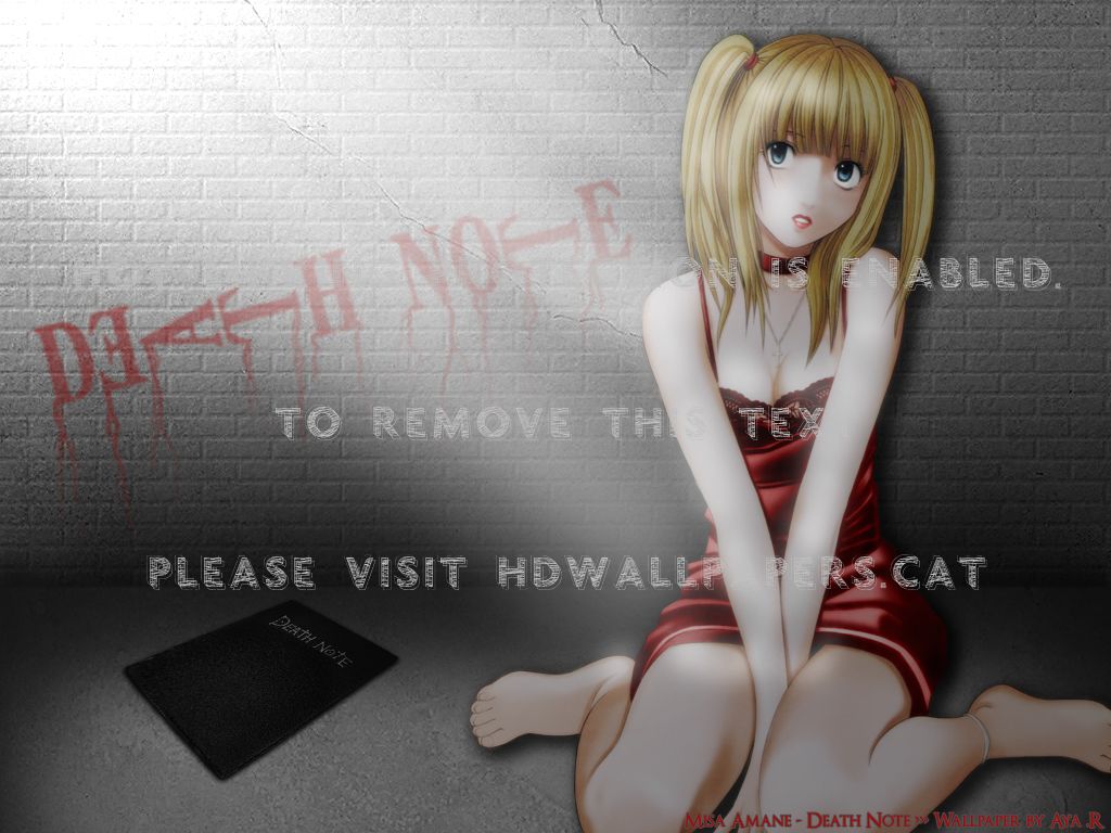 Misa Amane Death Note anime, 1024x768 HD, PC