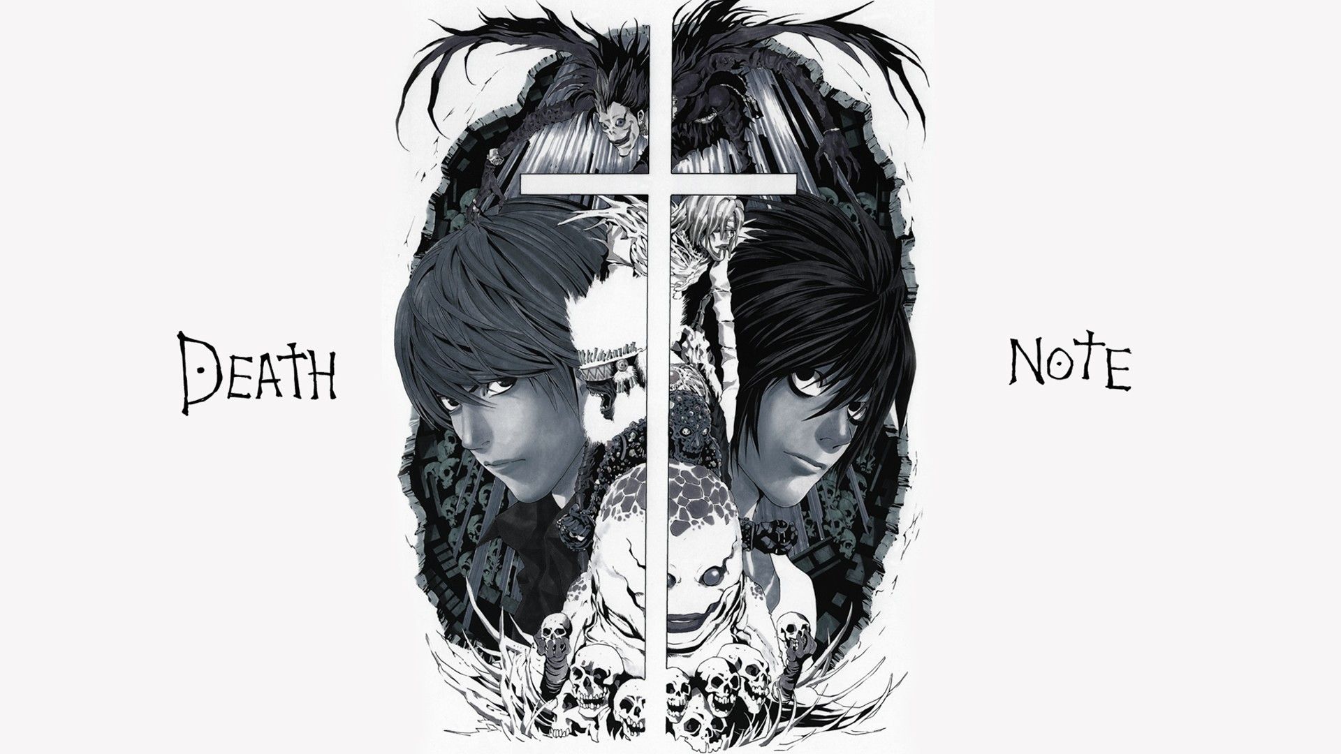 Light e L, Death Note, 1920x1080 1080p, PC Desktop