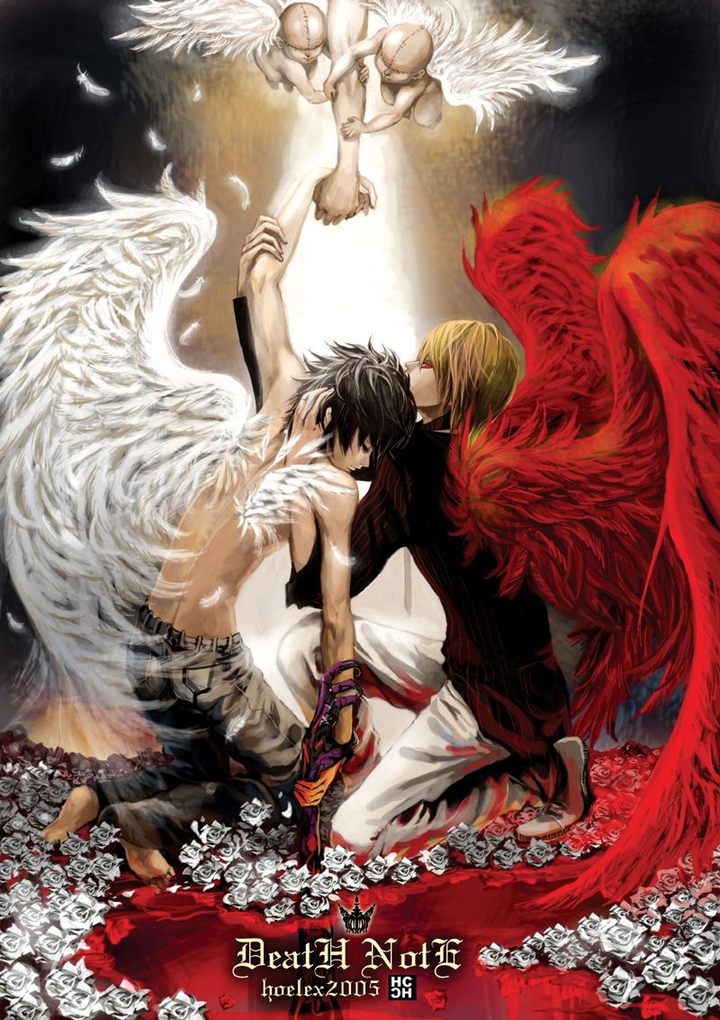 Death Note, Light e L alati, 800x1132 Verticale, Telefono