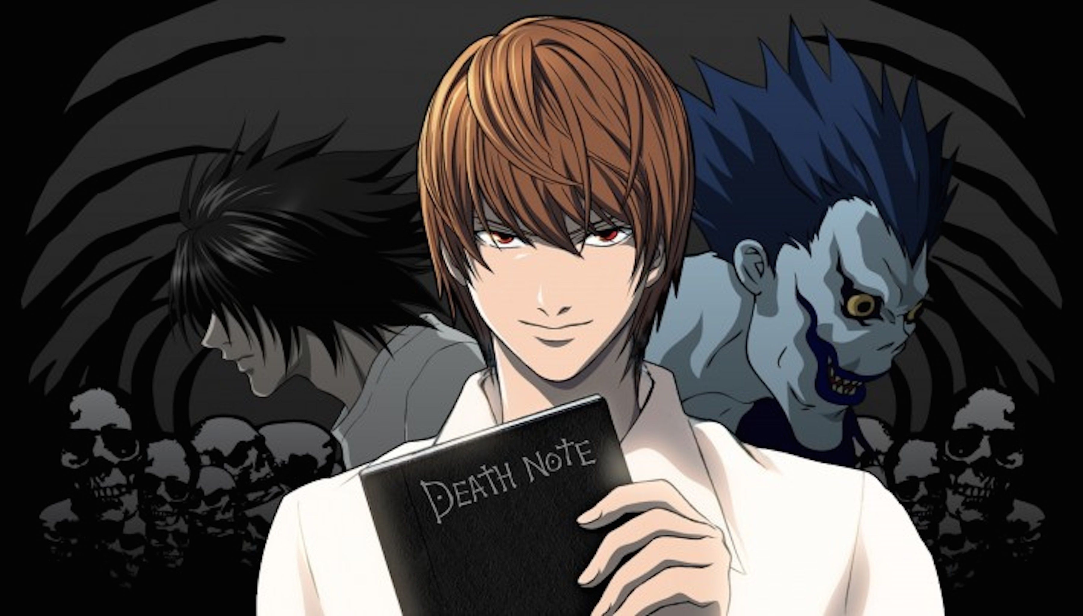 Light Yagami, L e Ryuk, 3600x2049 2K, PC