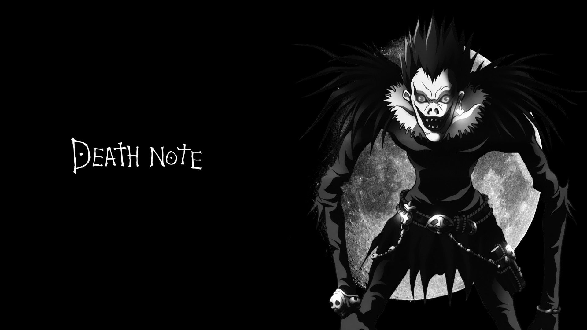 Ryuk Death Note sfondo nero, 1920x1080 1080p, Laptop