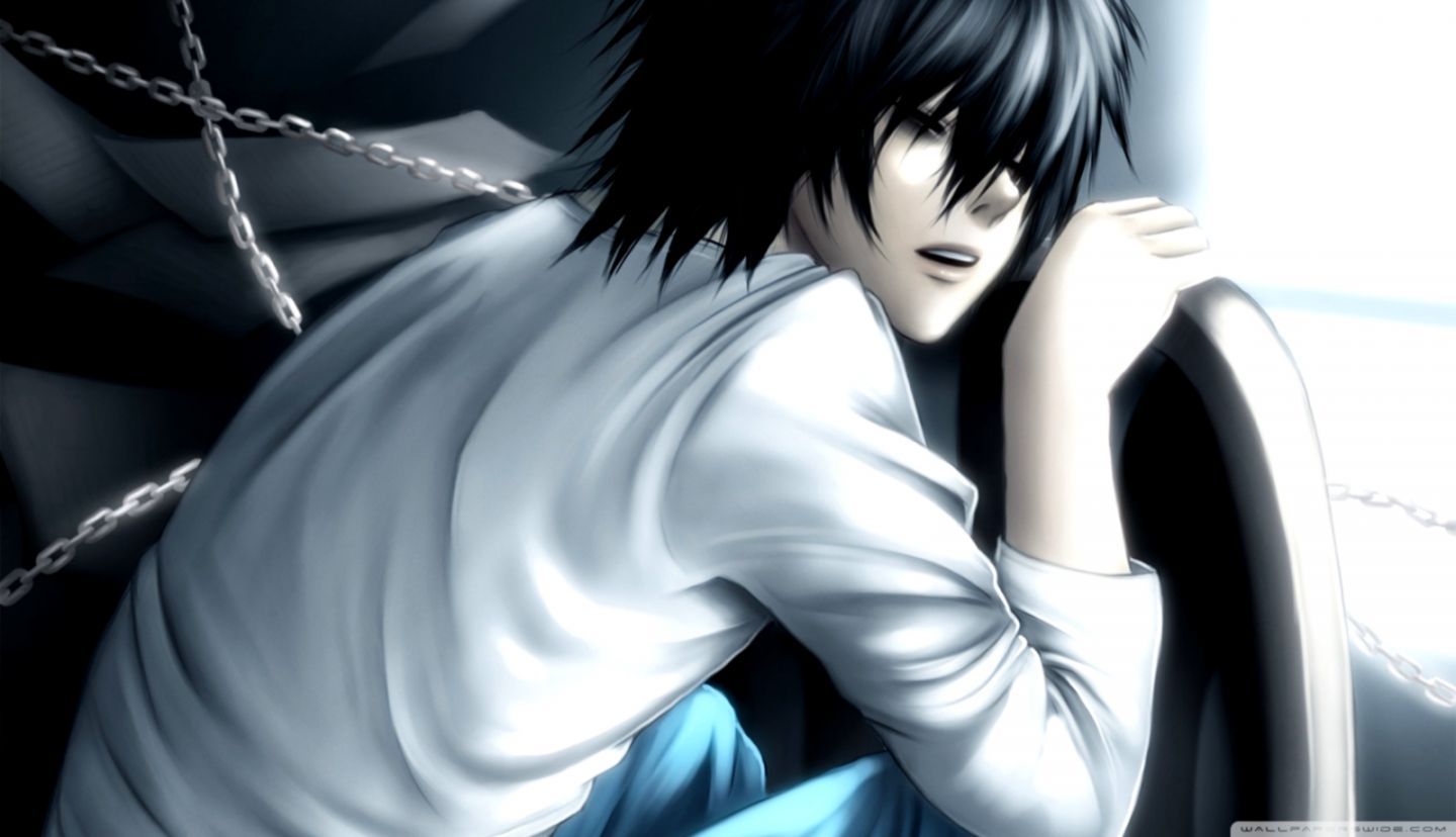 L Death Note personaggio anime, 1440x828 720p, PC